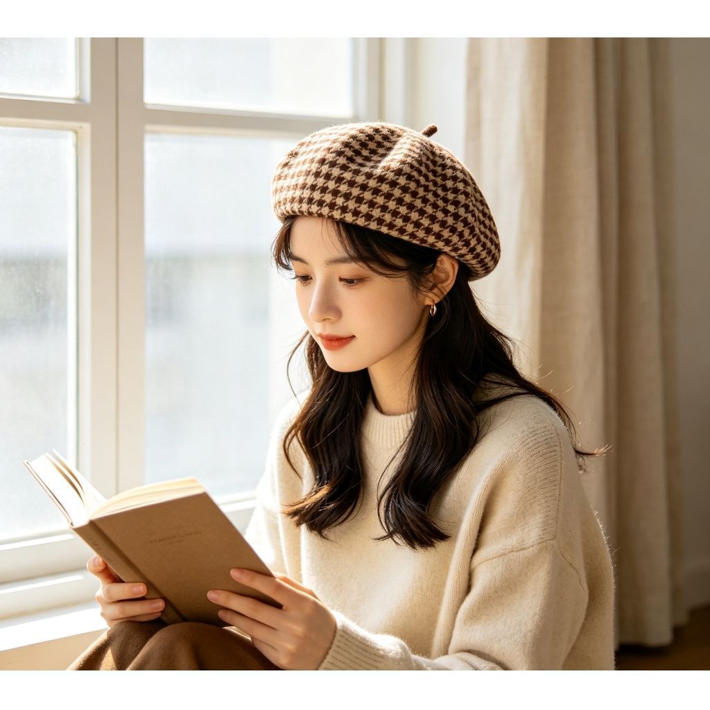 Buckle Decor Corduroy Bucket Hat view 6