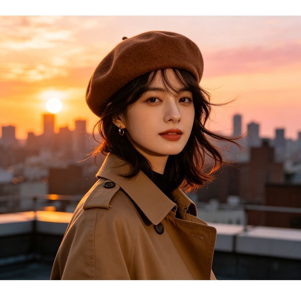 Buckle Decor Corduroy Bucket Hat view 8