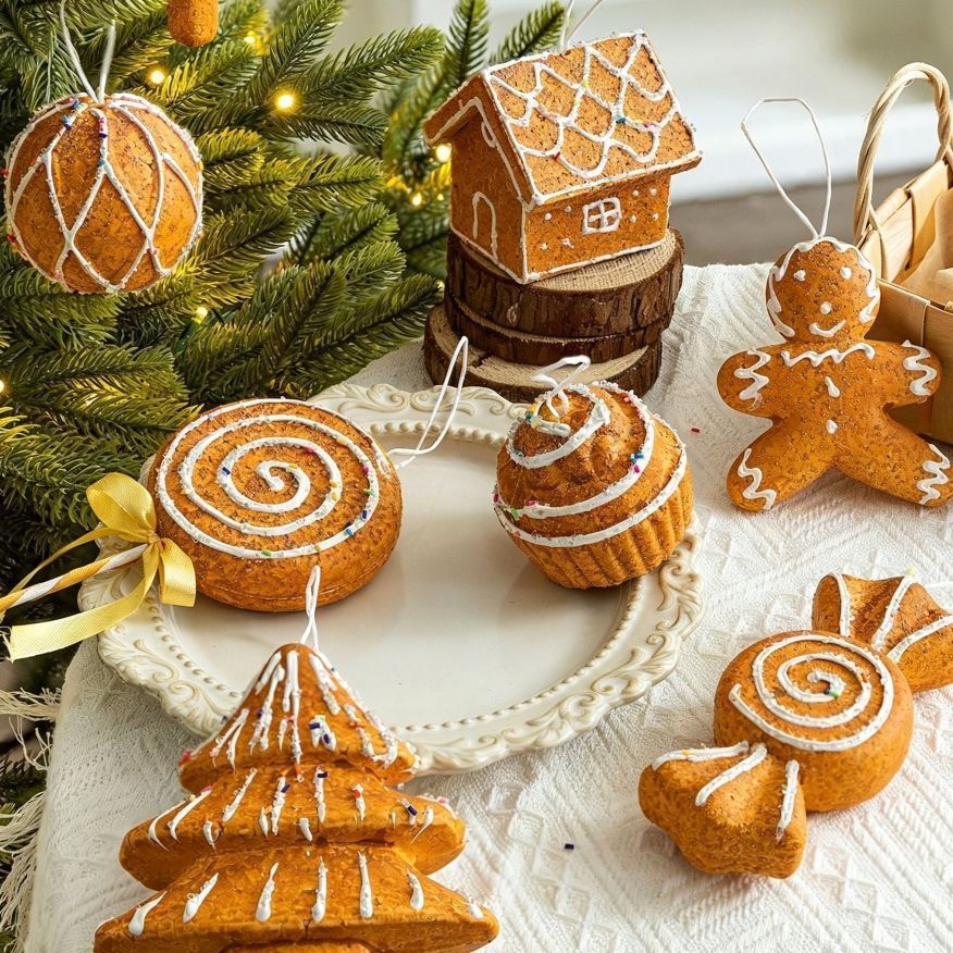 Foam Gingerbread Candy Cane Hanging Ornament view 5