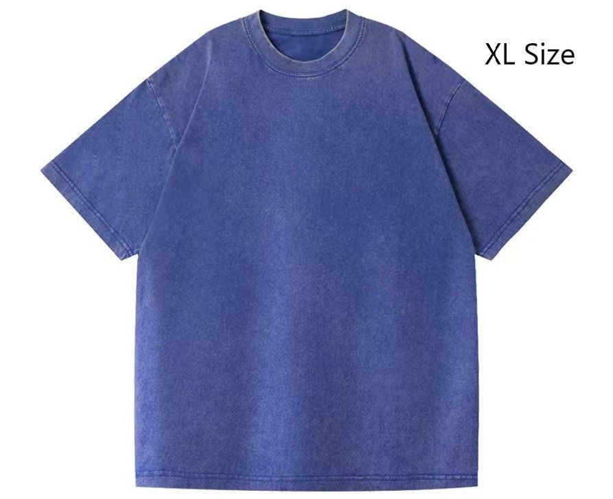 Thick Vintage Washed Cotton Tee 230gsm Unisex Basic Top Popular Christmas Gift