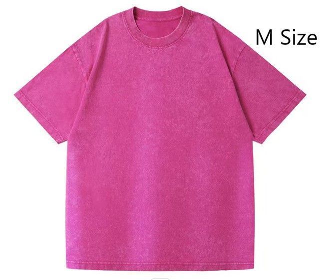 Retro Thick Pre‑Washed Cotton T‑Shirt Unisex Versatile Outfit Great Christmas