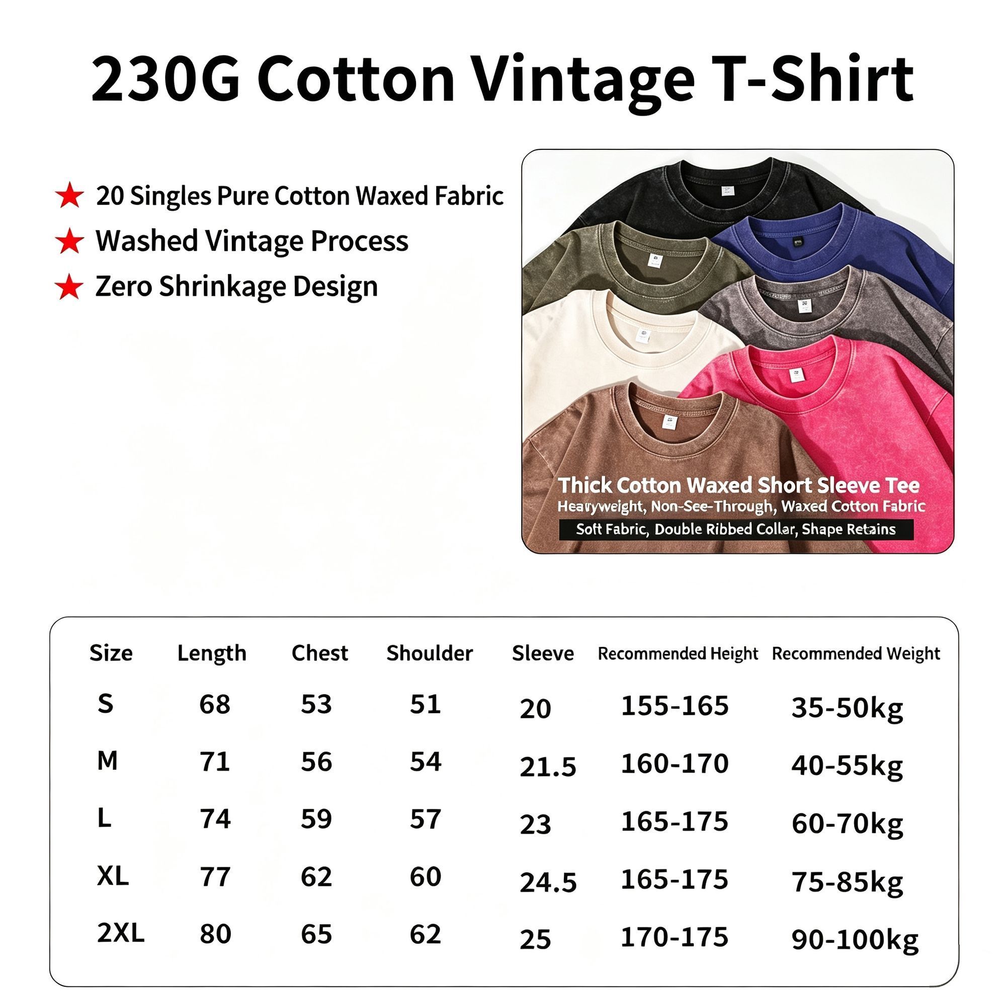 Retro Thick Pre‑Washed Cotton T‑Shirt Unisex Versatile Outfit Great Christmas view 2