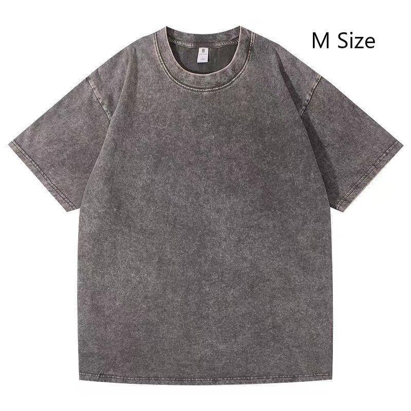 Heavyweight Vintage Pre‑Washed Cotton Tee Unisex Basic Wear Great Christmas