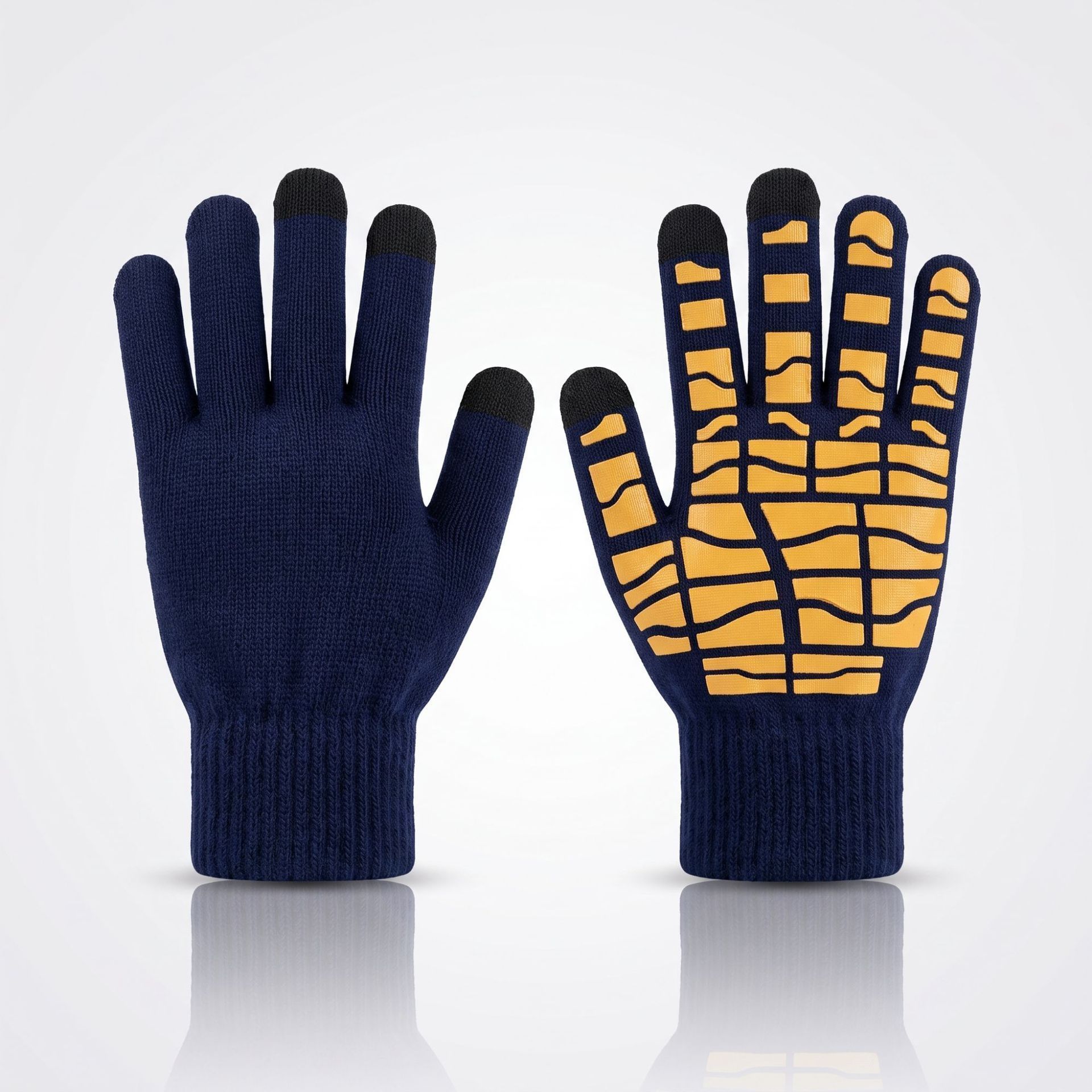Heavy Pattern Non‑Slip Touch‑Screen Gloves Stable Grip for Cycling Hiking