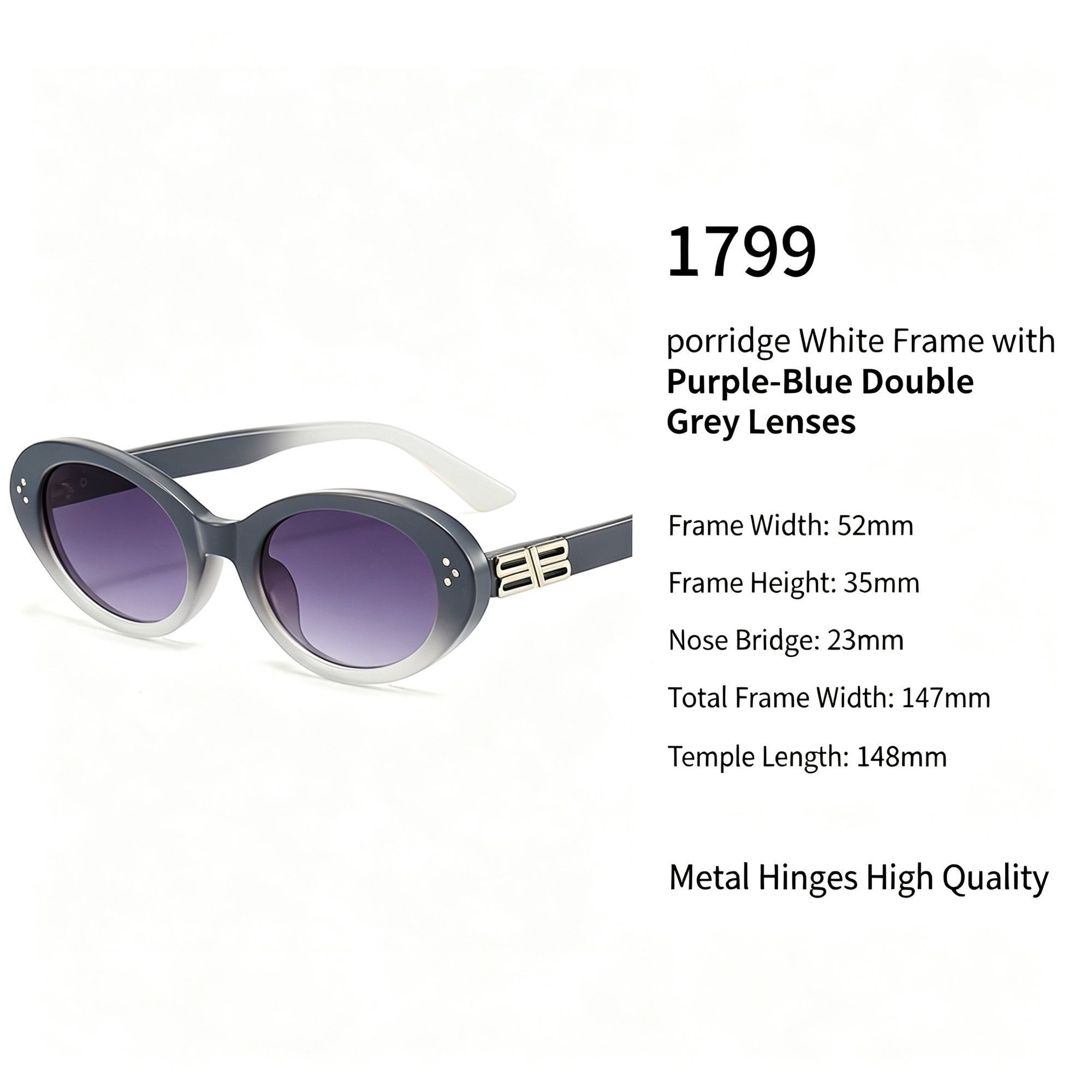 Unique Designer Cat Eye Sunglasses UV400 Proof