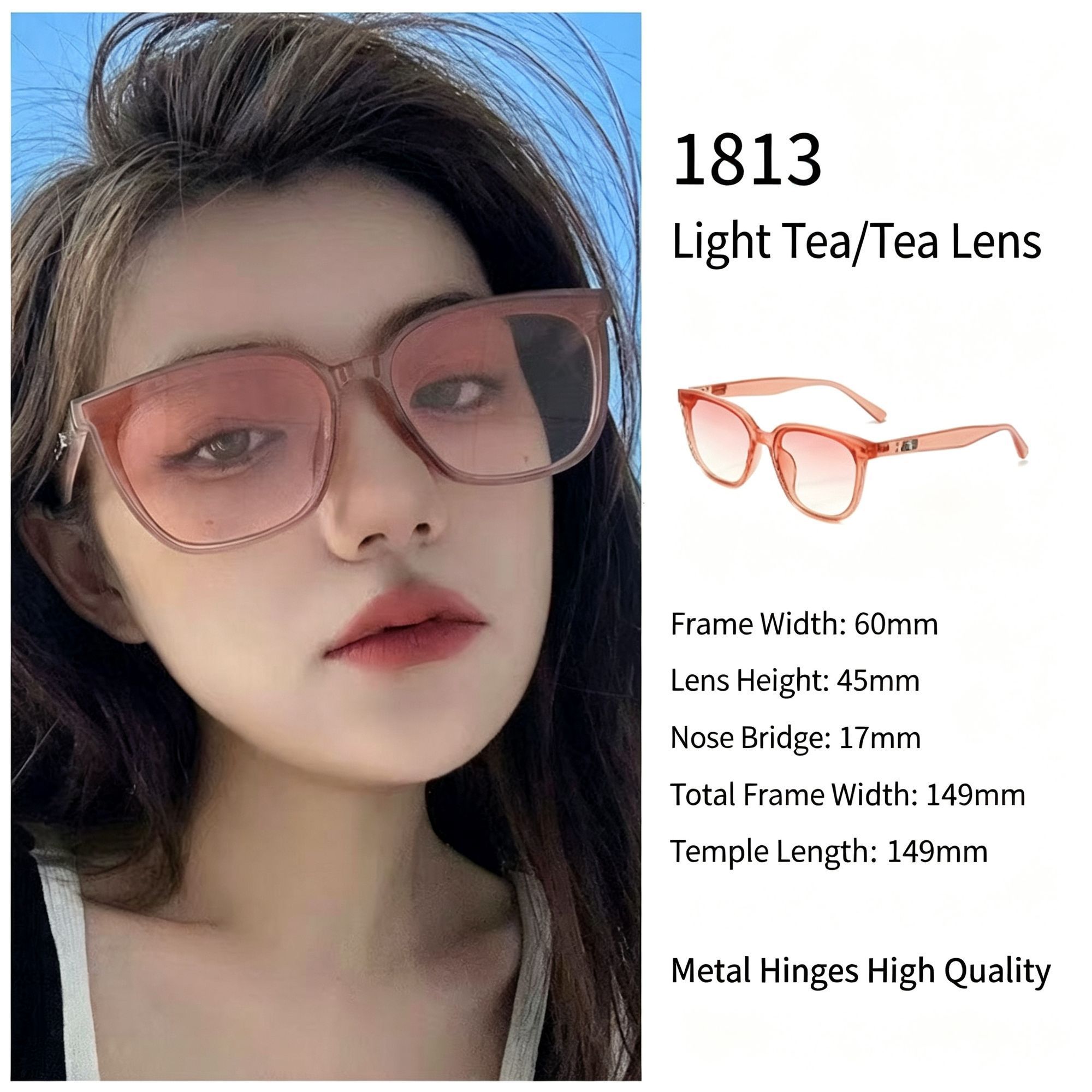 Sweet Clear Pink Frame Gradient Pink Lens Cat Eye Sunglasses UV400 Blocking