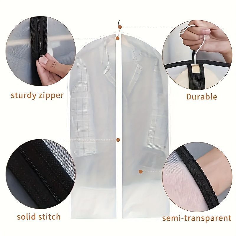 White Trim | 5 Pack | 60x140cm | Washable Thickened Long Wear Dust Cover Set view 4