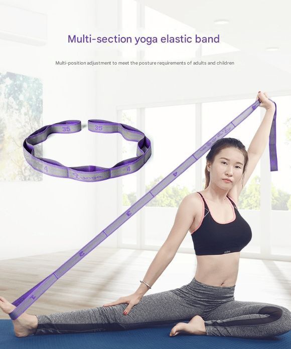 9 Grid Taro Purple | Gentle Shaping Stretch Band | Christmas Light Fitness view 2
