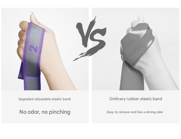 9 Grid Taro Purple | Gentle Shaping Stretch Band | Christmas Light Fitness view 5