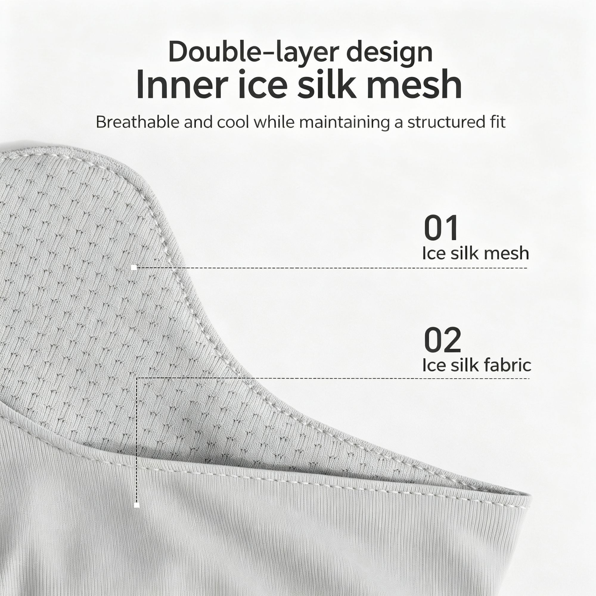 3D Cut Version Arctic Grey One Size view 6