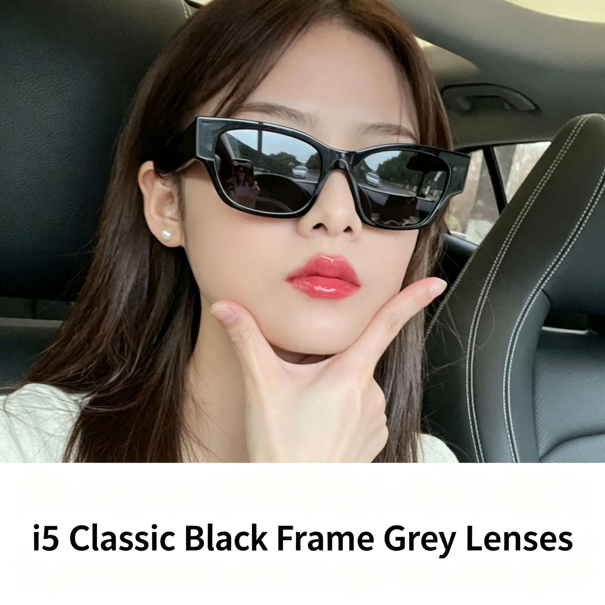 i5 Black Frame Gray Lens