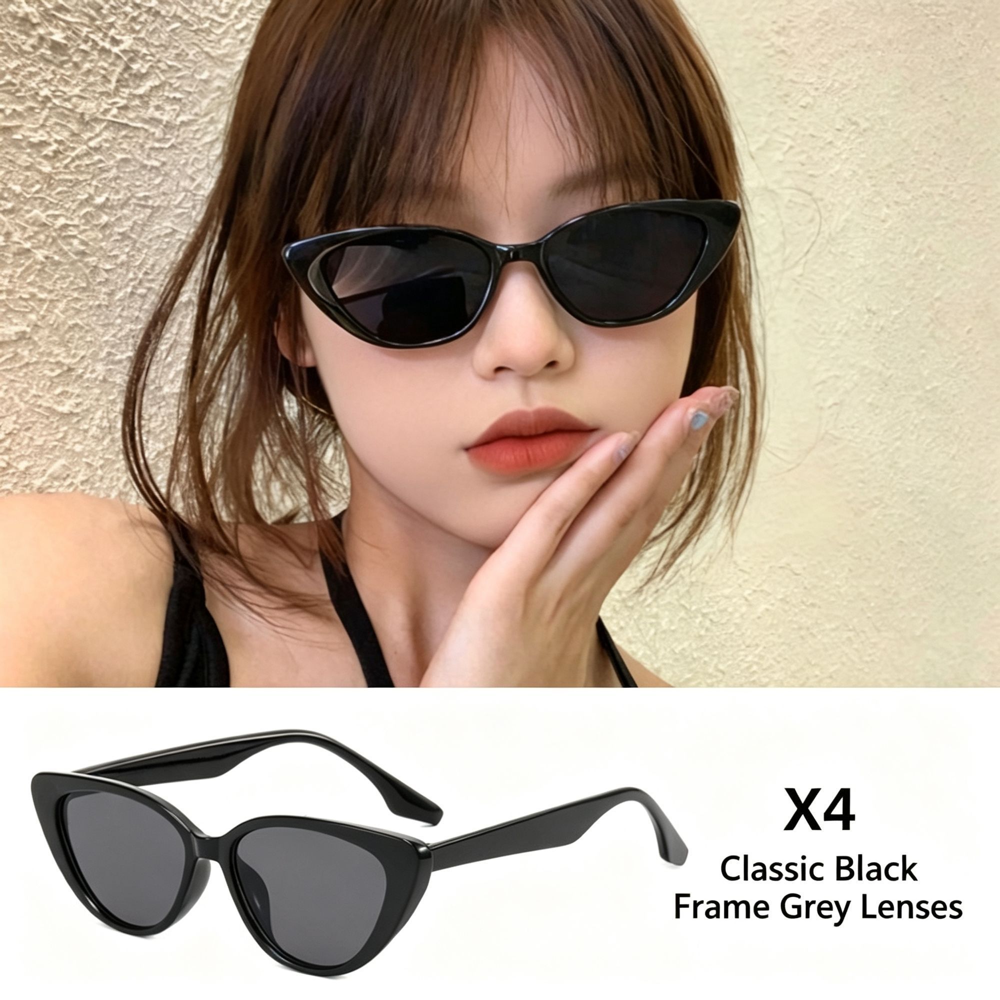 X4 Black Frame Gray Lens