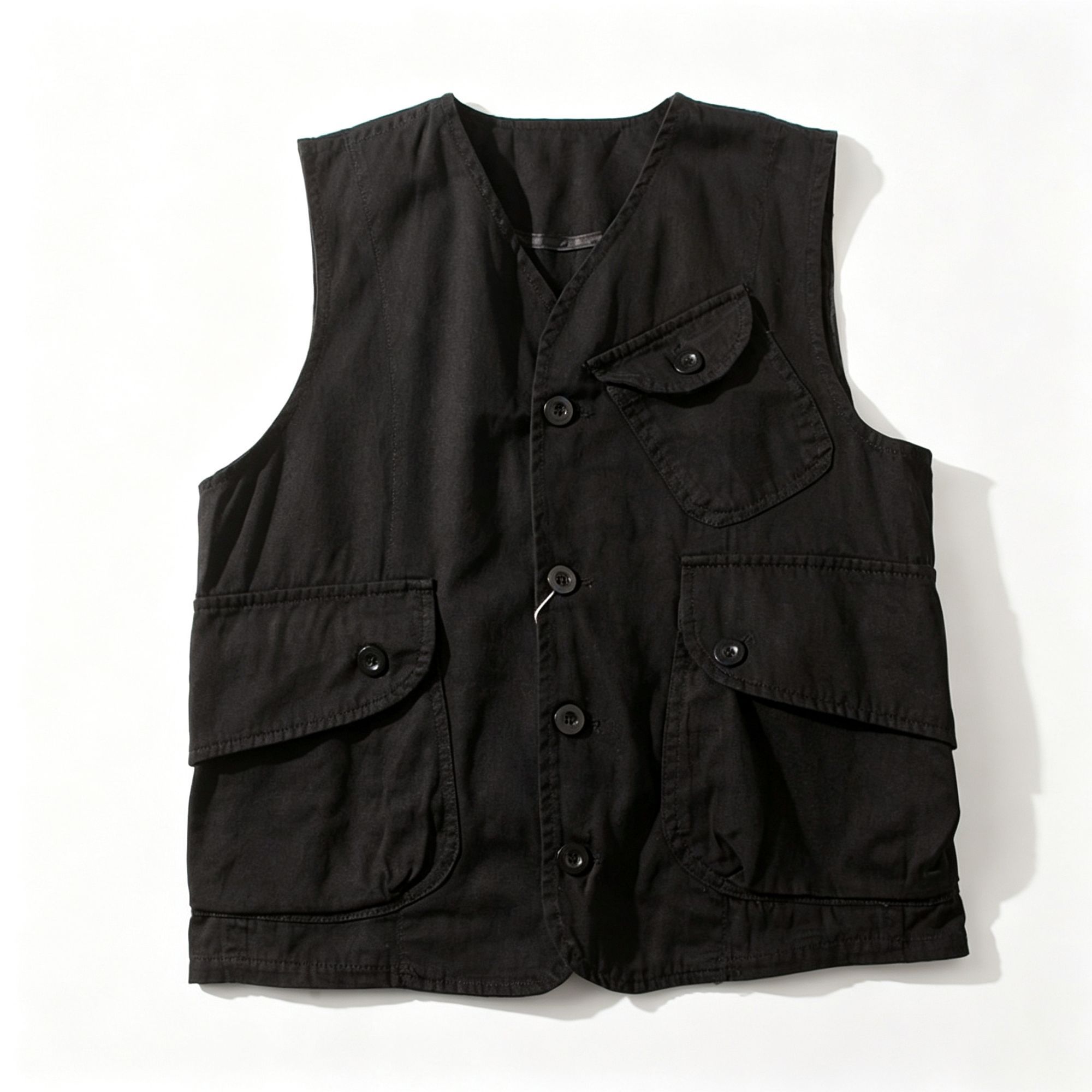 Black Size 2XL | Plus Size Utility Vest | Halloween Curvy Friendly Gift |