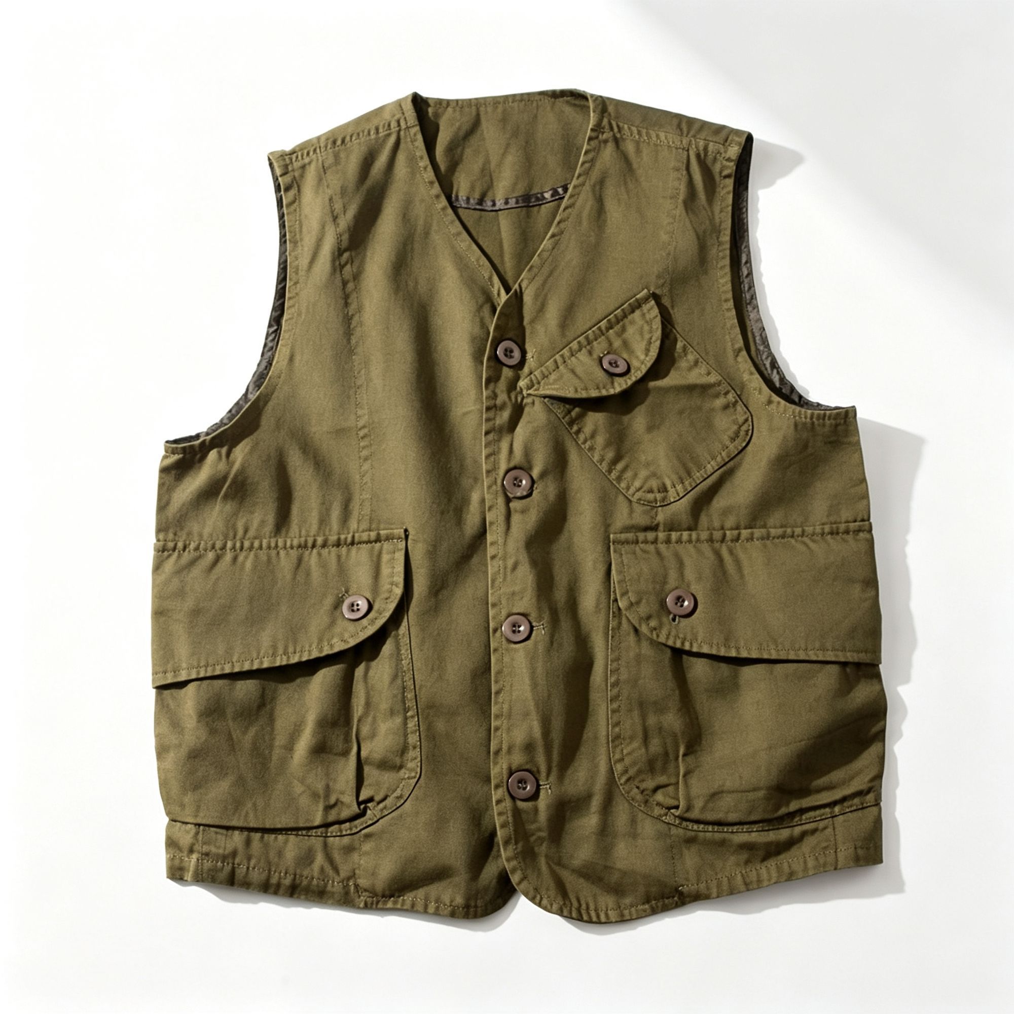 Green Size XL | Outdoor Utility Vest | Christmas Roomy Windproof Gift | Unisex