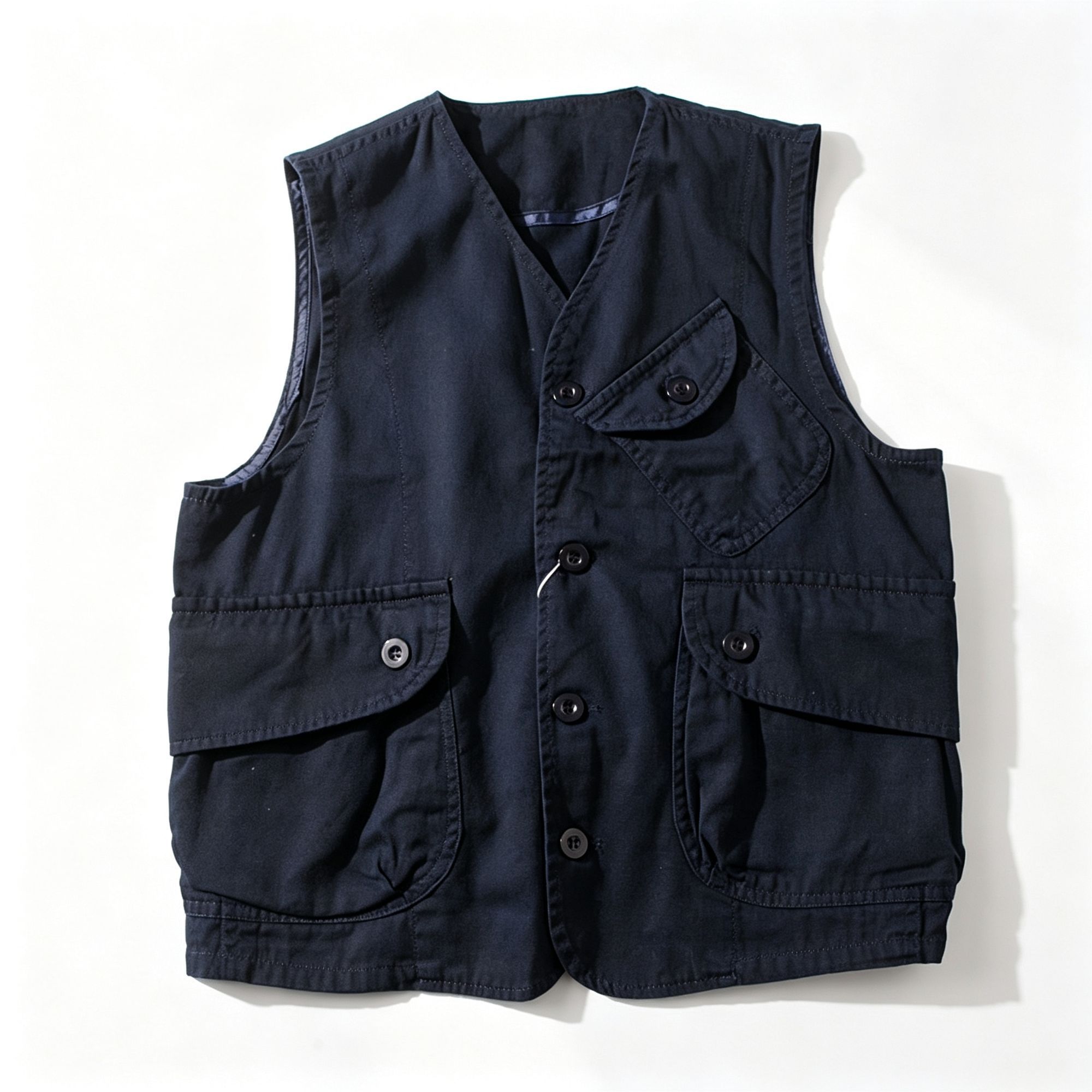 Navy Size 2XL | Plus Size Commuter Vest | Halloween Office Curvy Gift | Unisex