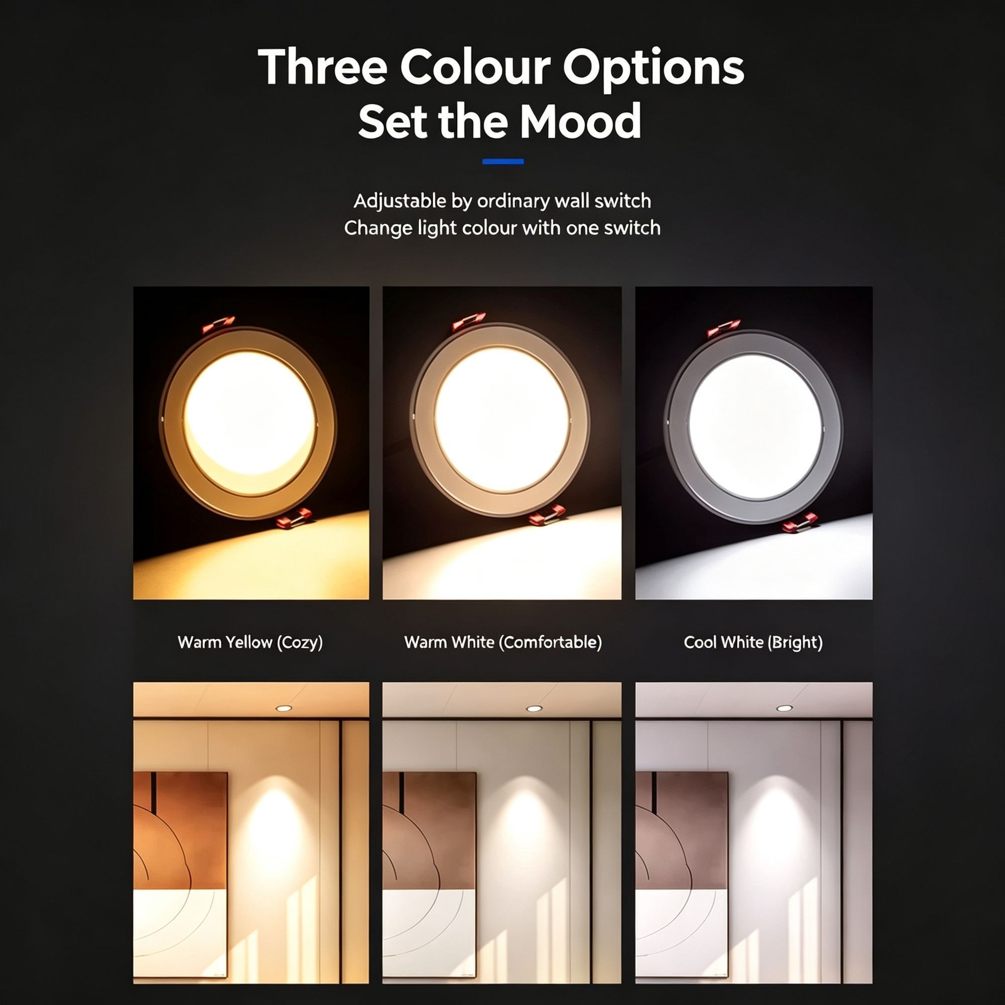 4 Pack Silver White Flagship Full Spectrum 98 CRI 7W Cool White view 6