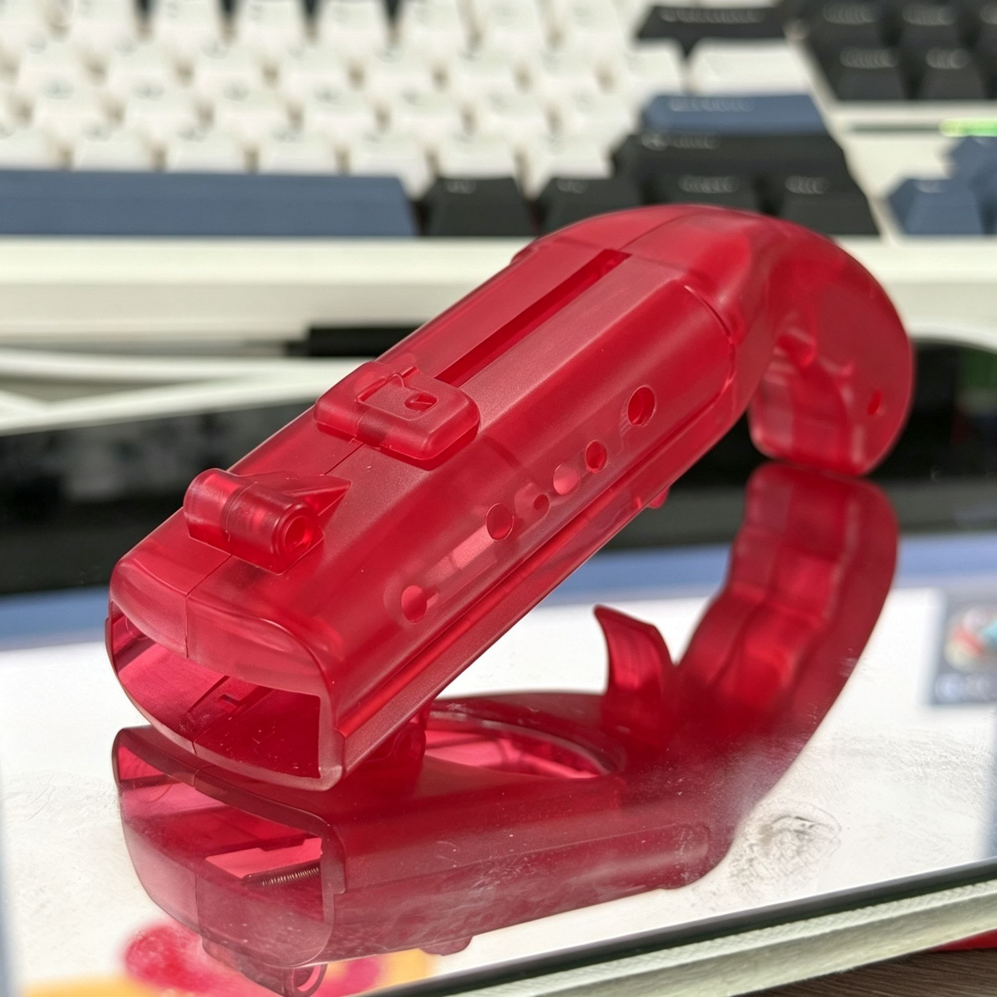 2 Pack Transparent Red ABS Bottle Opener