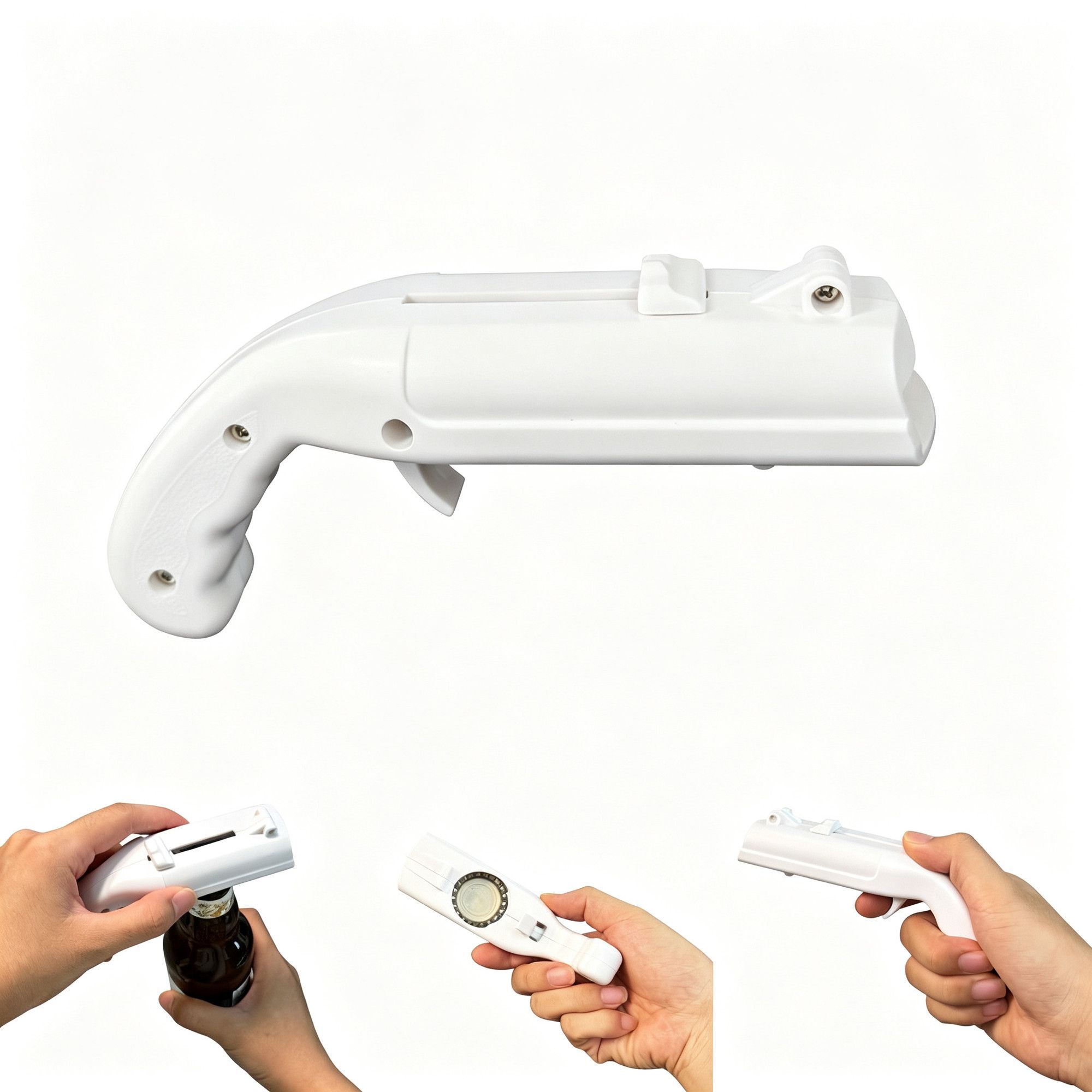 2 Pack Elegant White ABS Bottle Opener