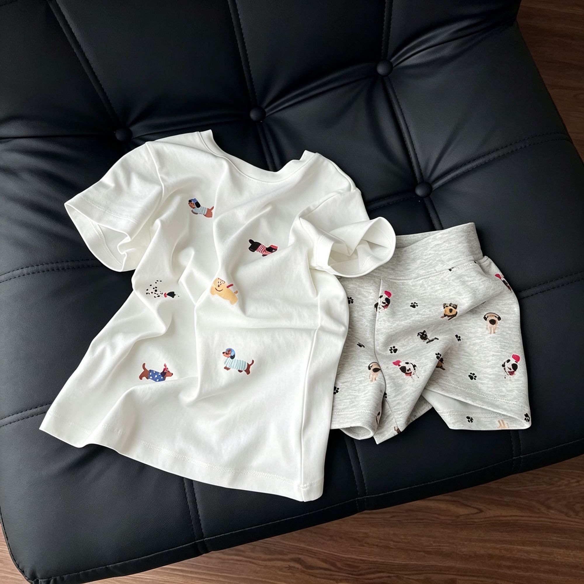 Allover Puppy Print Set Size M view 4