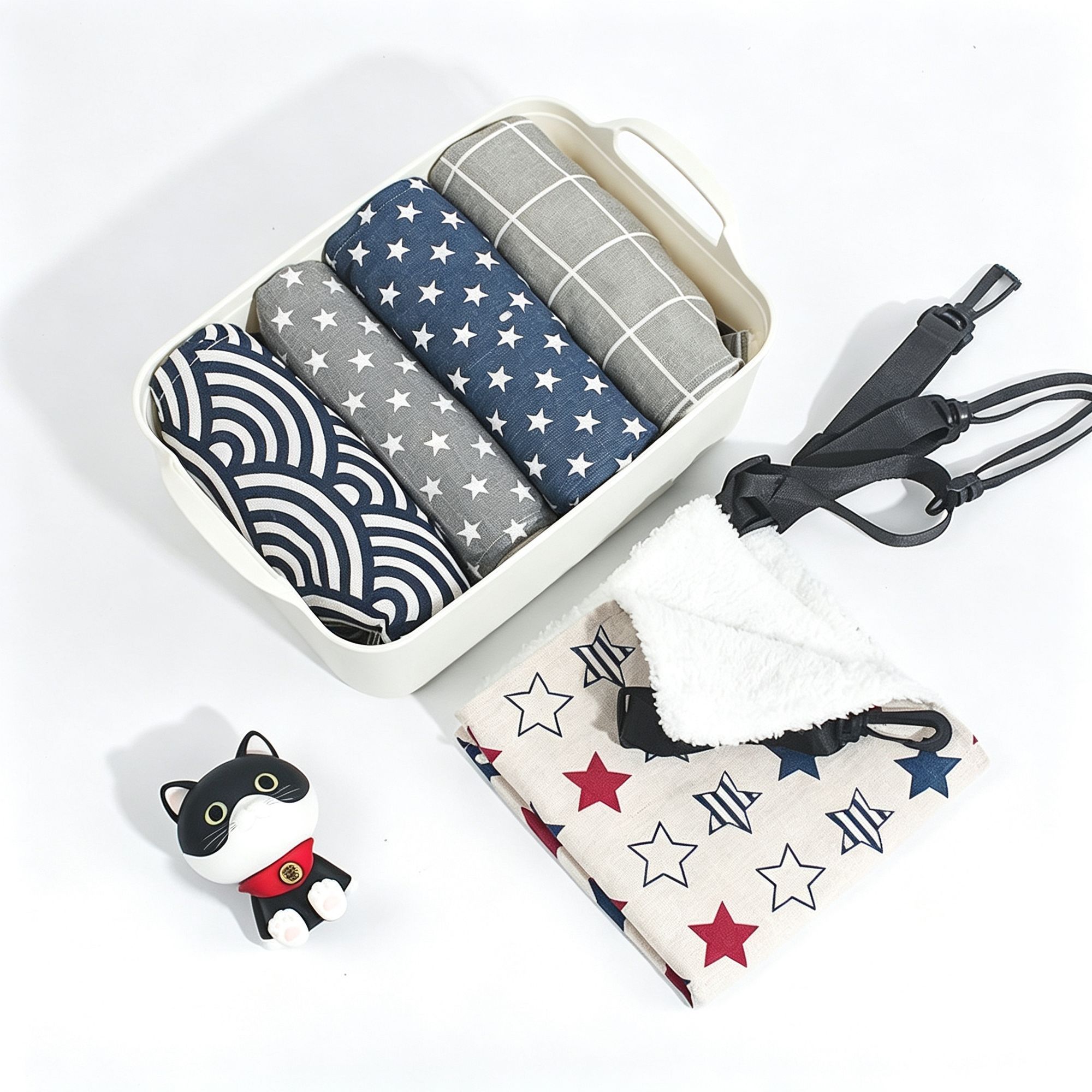 35x35cm Blue Star Adjustable Cat Hammock view 5