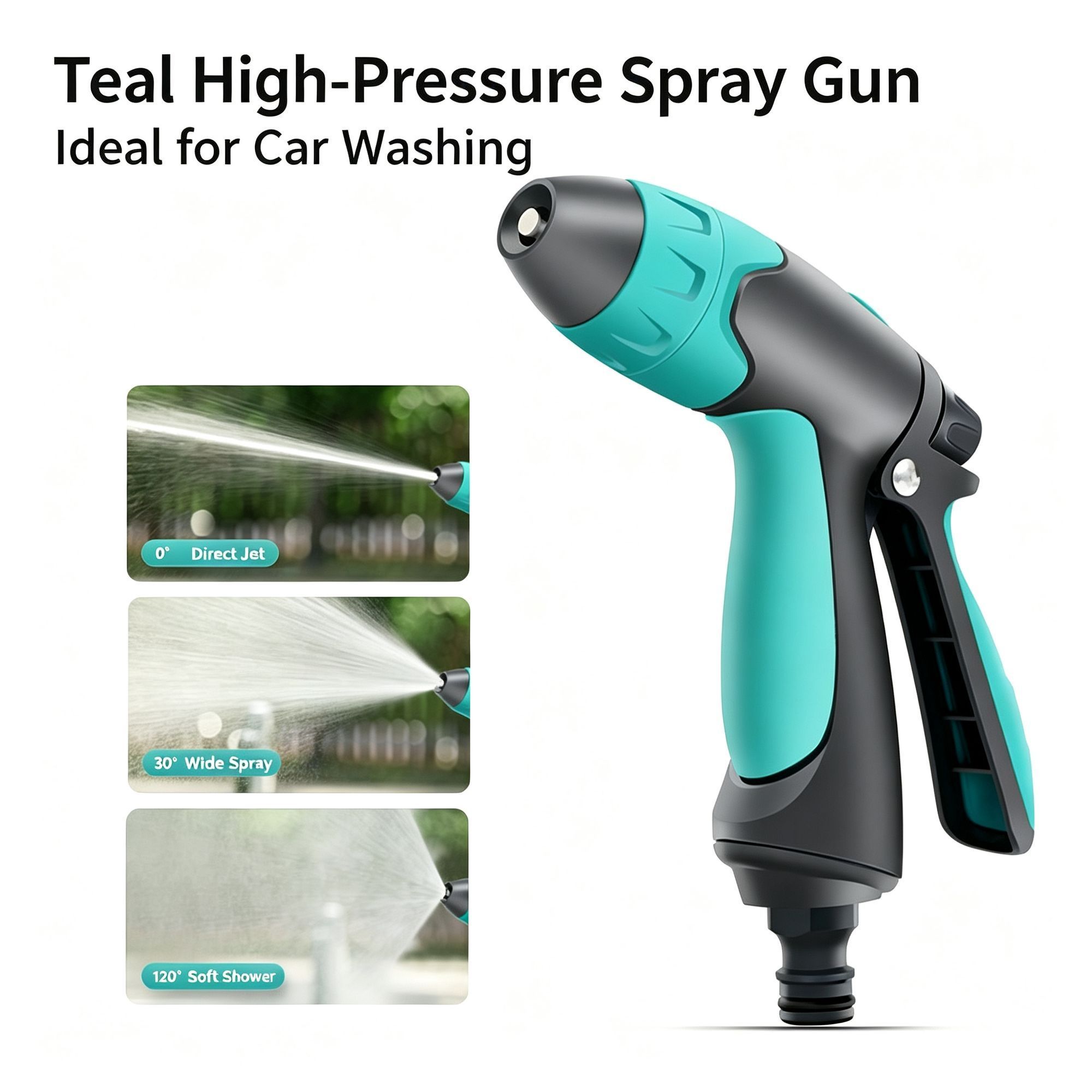 D6 High Pressure Water Gun Gray Blue — image 1