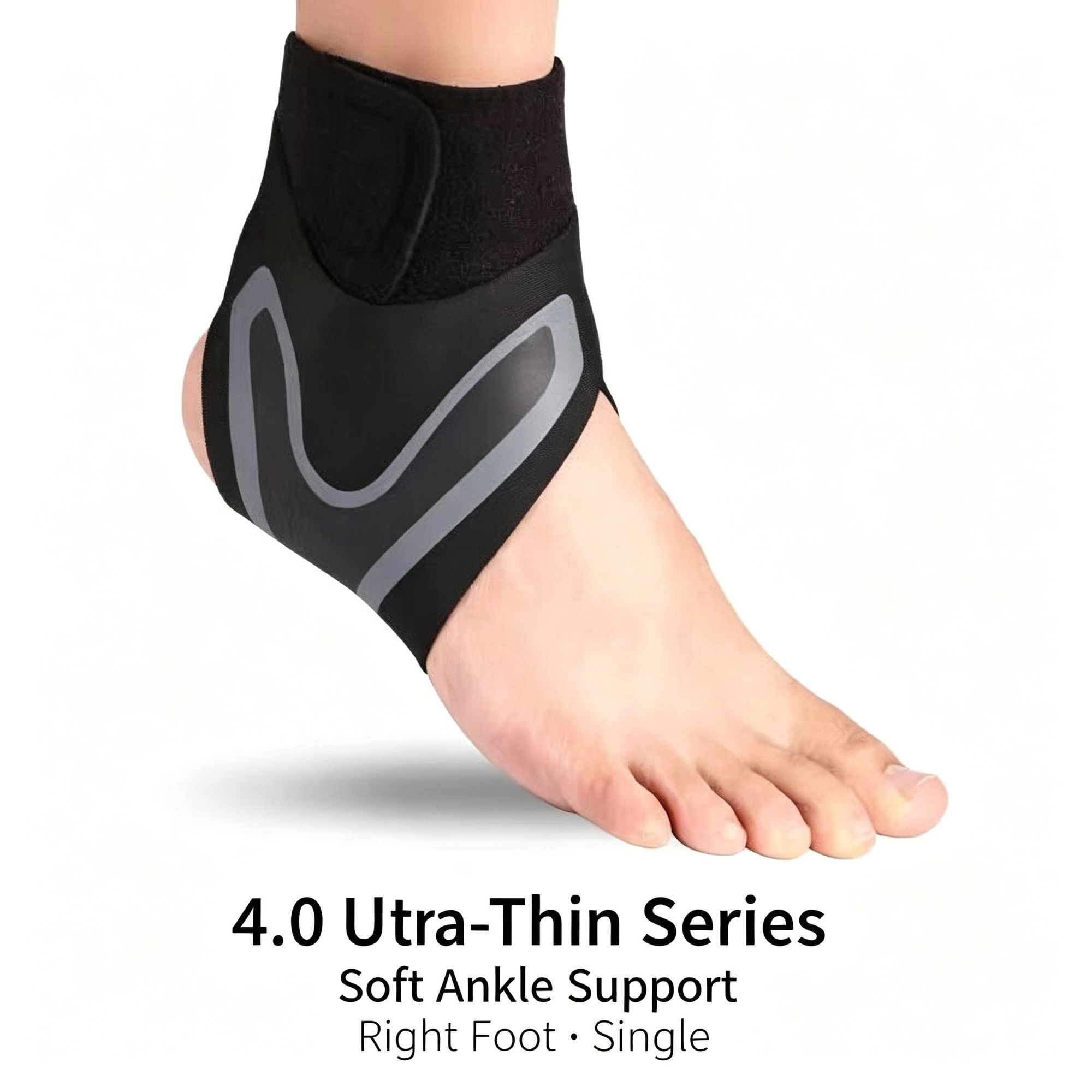 Premium Right Foot Ankle Brace Single Piece Size L (AU 7-10)
