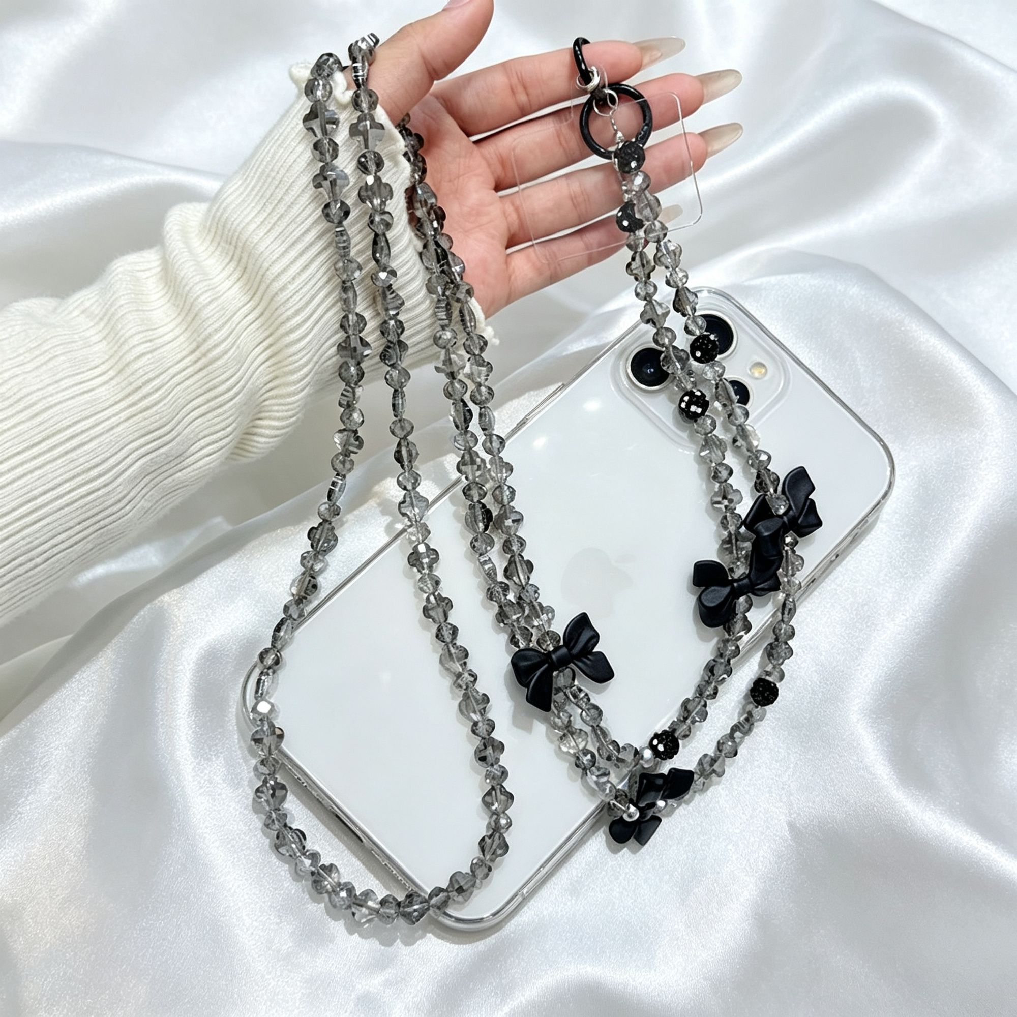Hand‑Woven Halter Phone Lanyard