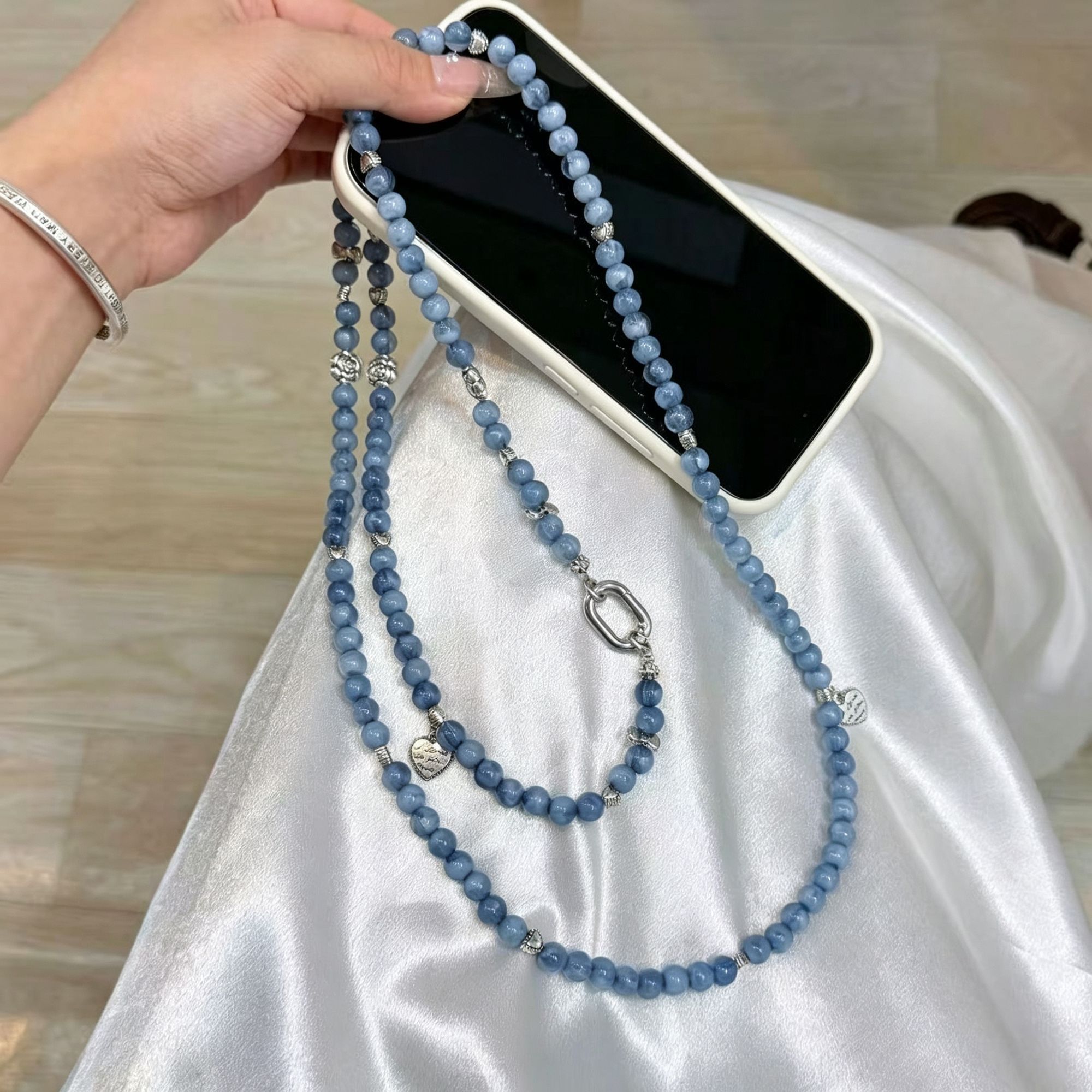Handmade 3D Flower Phone Lanyard