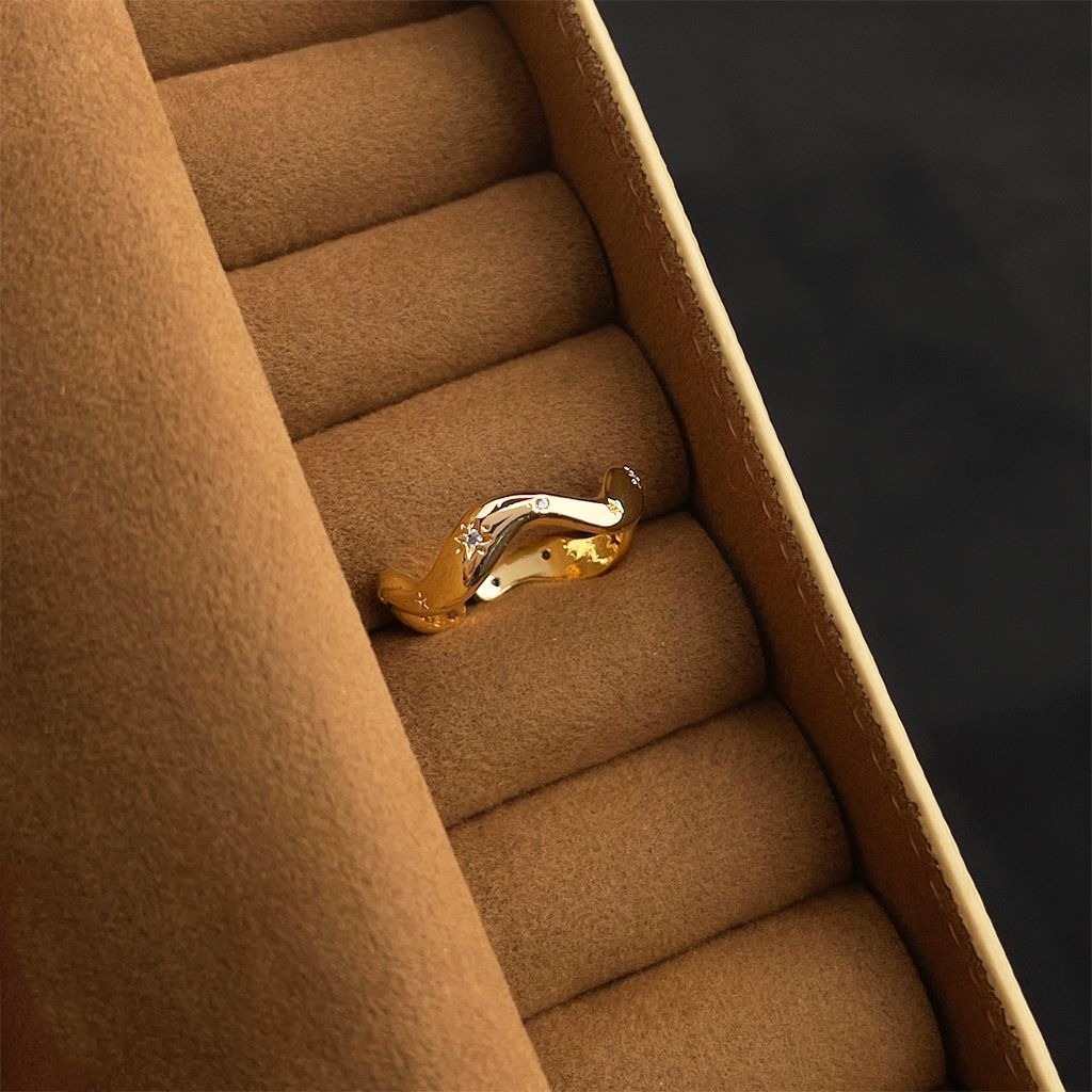 Fashion Retro Zircon Statement Ring
