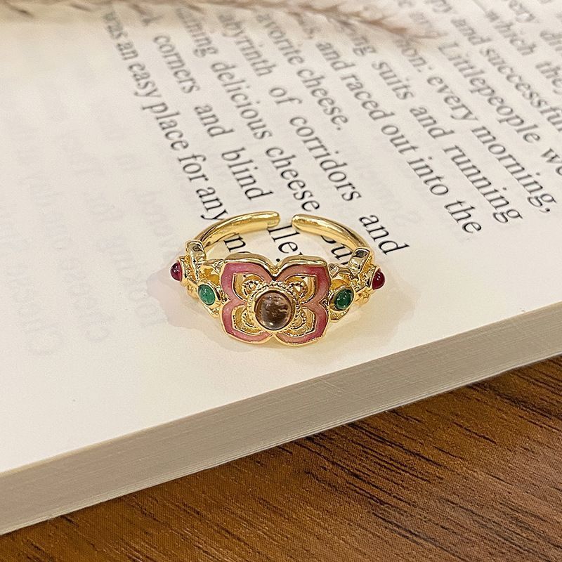 Enamel Drip‑Paint Versatile Open Ring