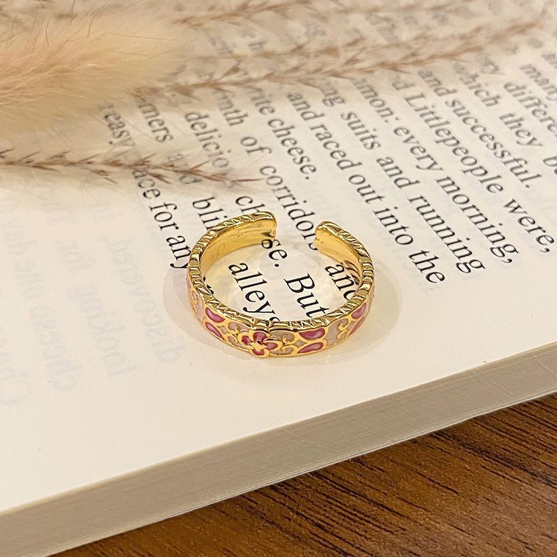 High‑Grade Enamel Drip‑Paint Open Finger Band