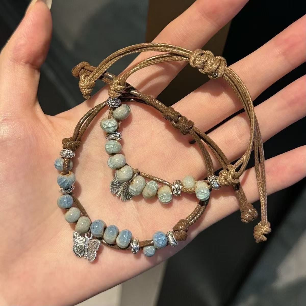 Dreamy Cloud Butterfly Woven Bracelet view 2