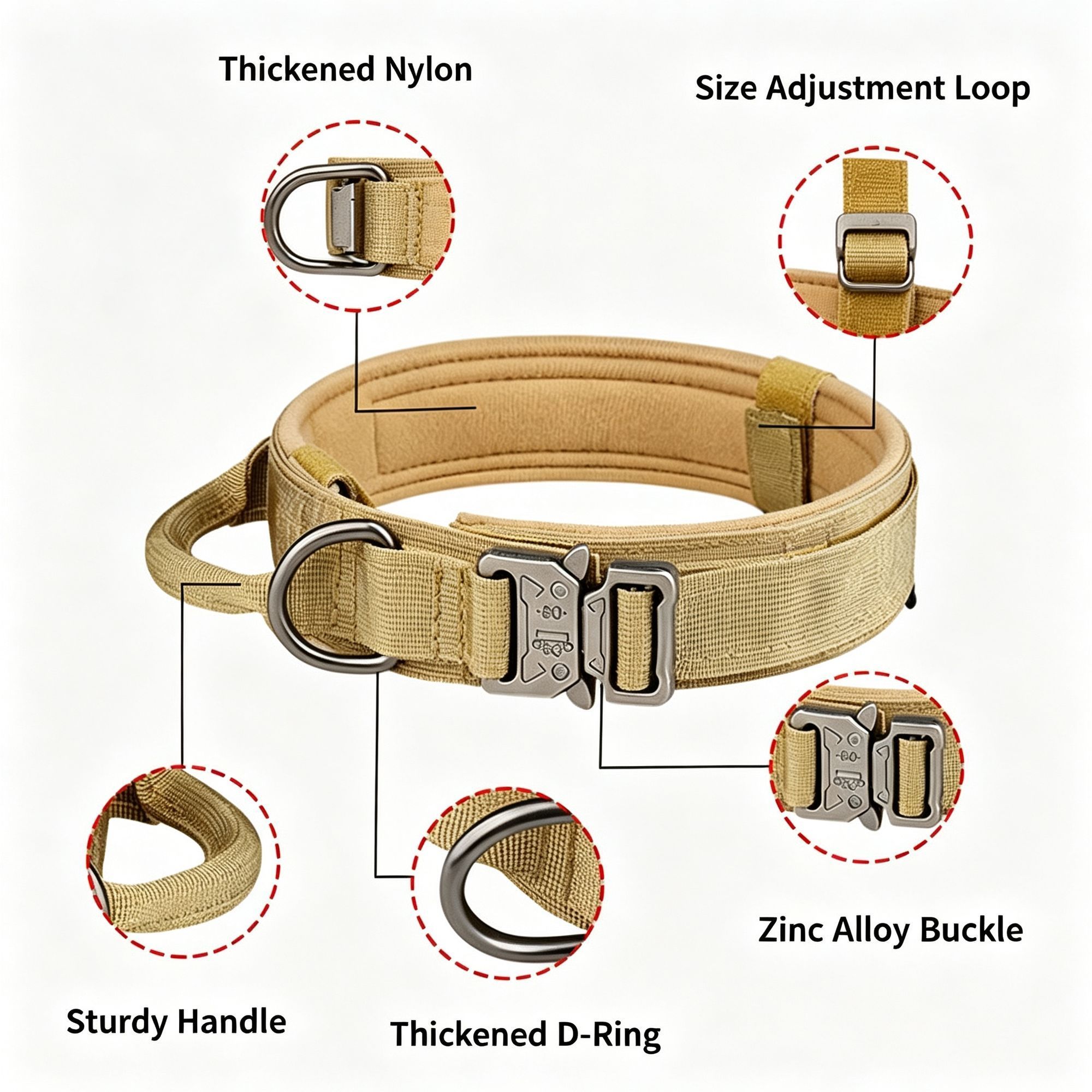 Outdoor Nylon Dog Collar view 3