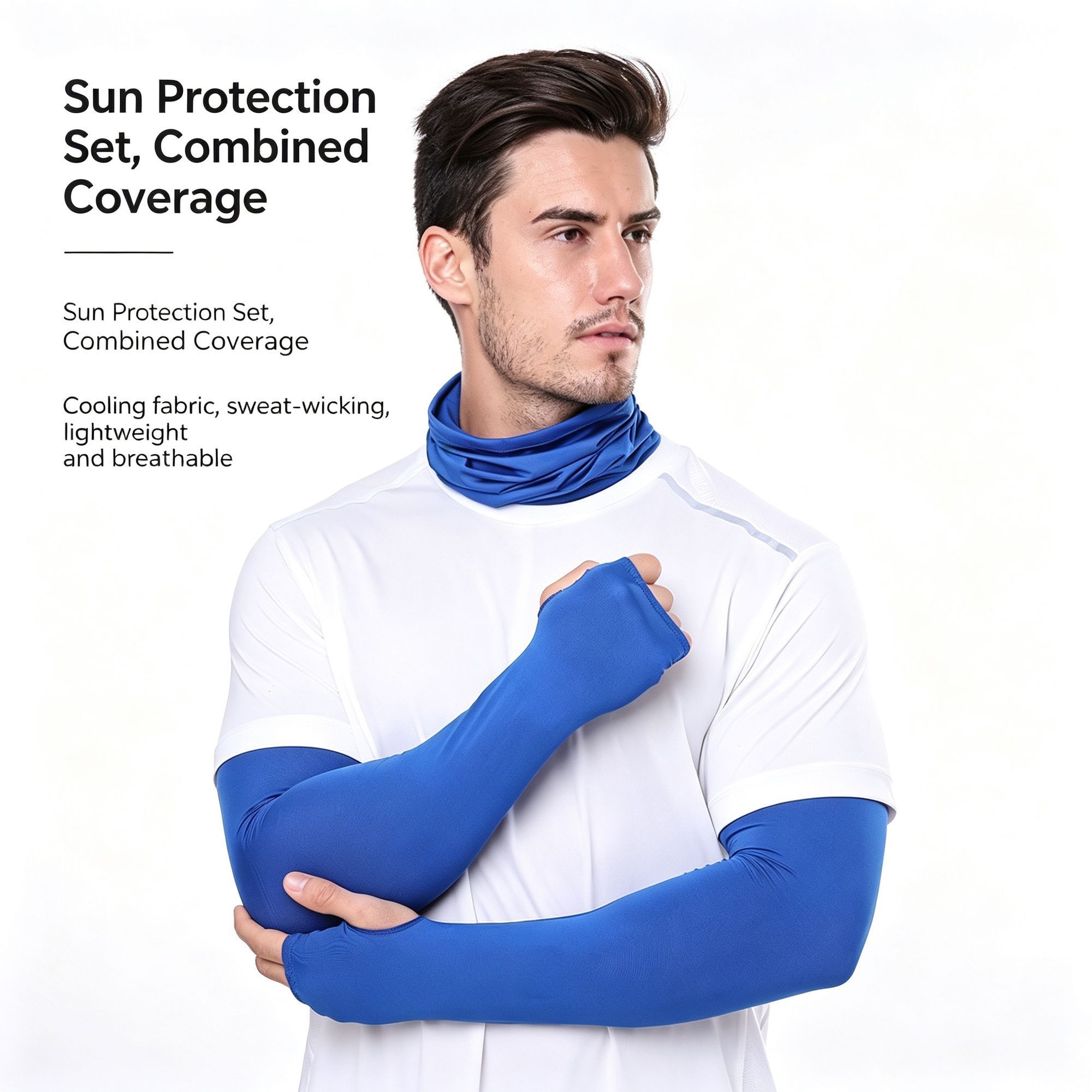 High‑Visibility Fluorescent Sun Protection Kit view 5