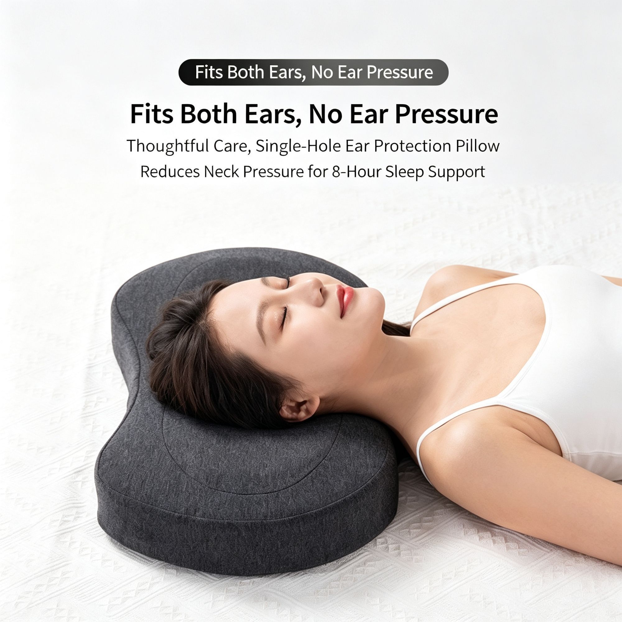 Soft Single‑Hole Ear Guard Memory Foam Pillow view 5
