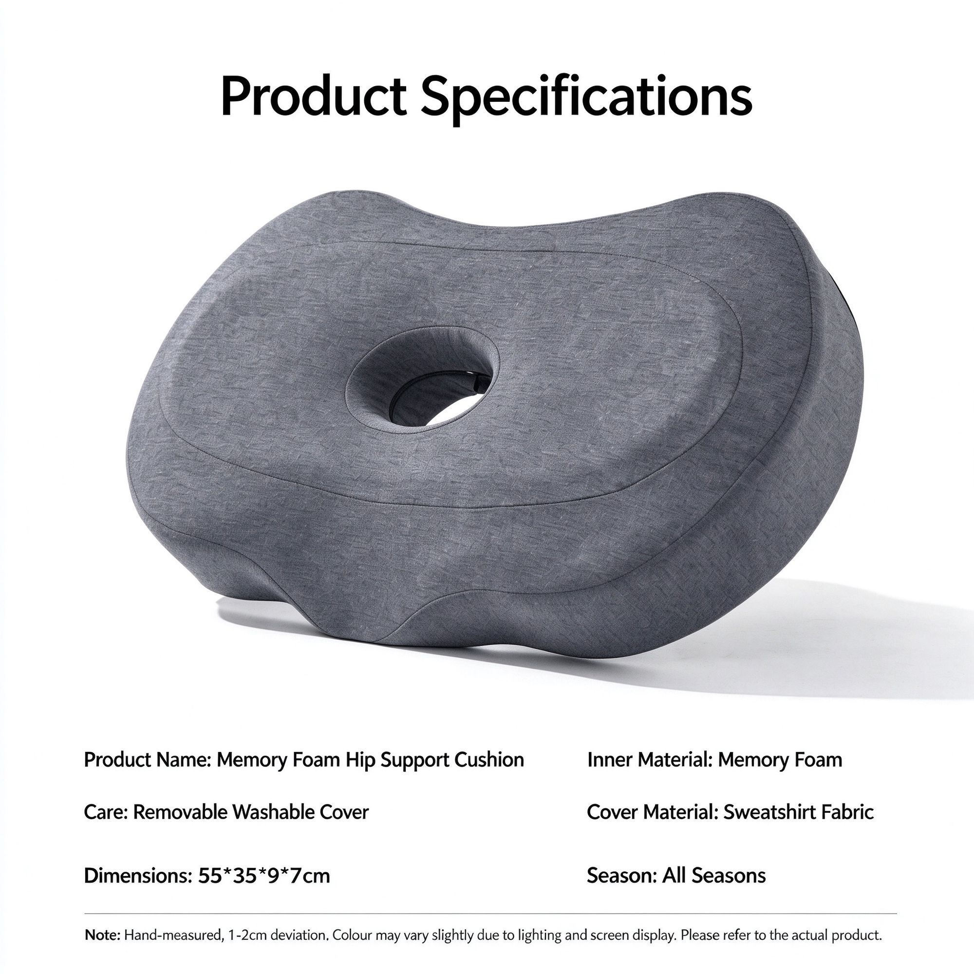 Soft Single‑Hole Ear Guard Memory Foam Pillow view 12