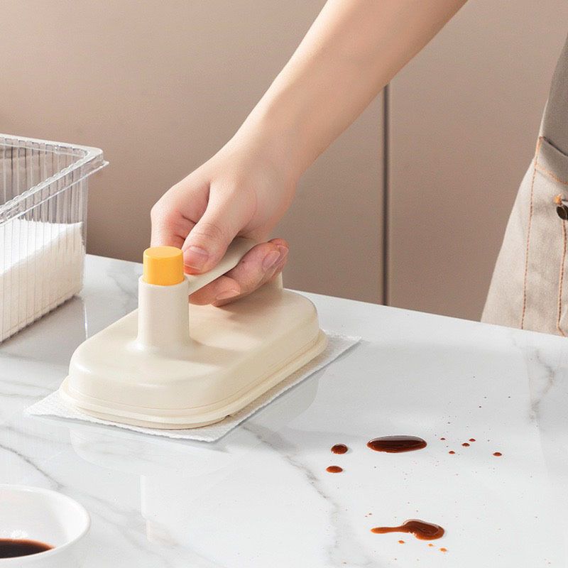 Disposable Kitchen Cleaning Hand Tool with 10Pcs Replacement Wipes Multi view 2
