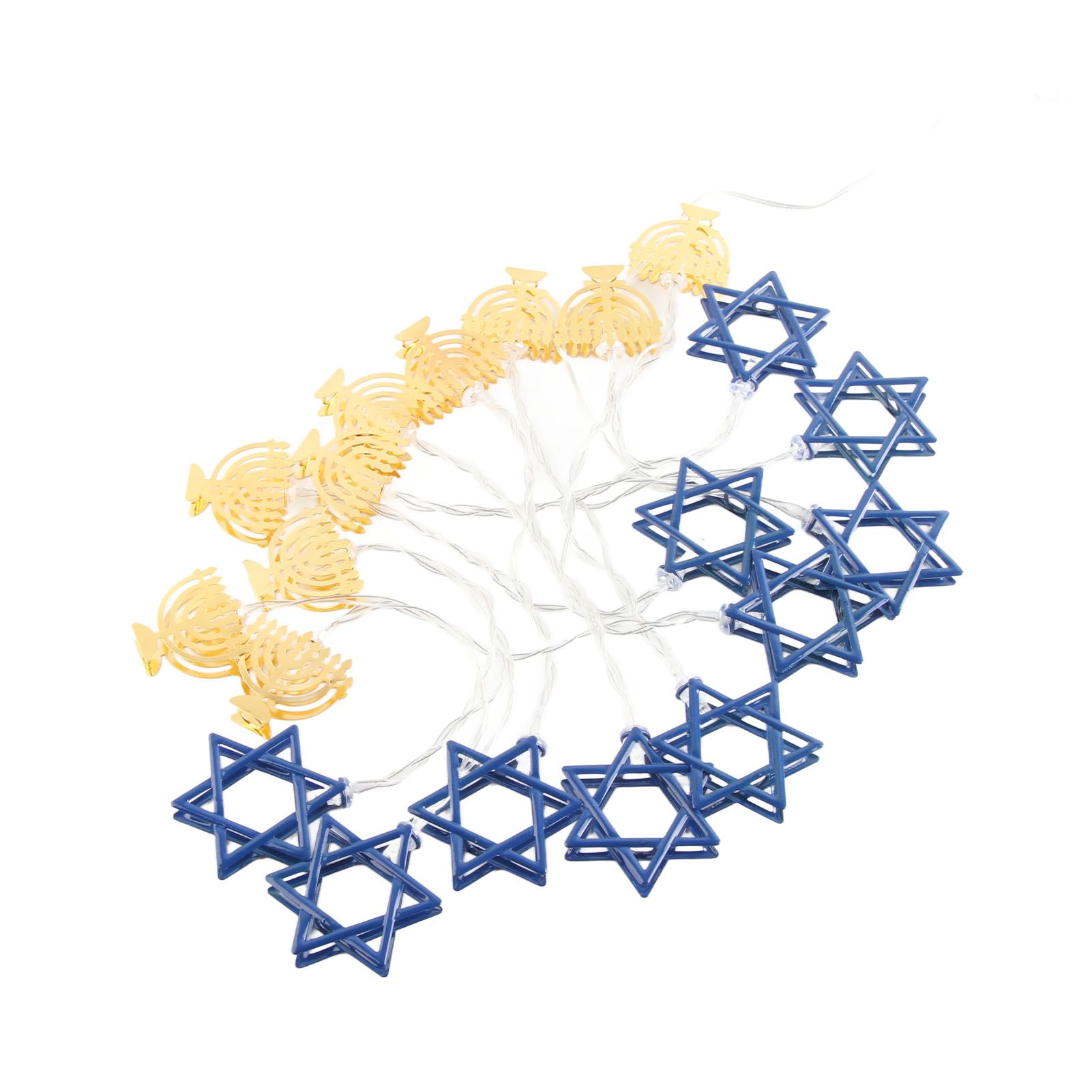 LED Hanukkah String Lights Hexagonal Star Fairy Light 3 Meters 20 LED view 4