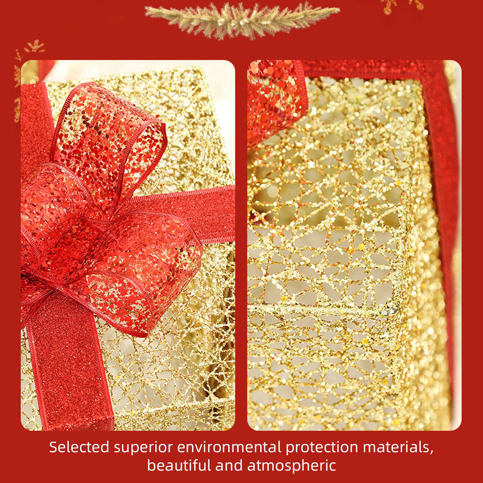 Christmas Gift Boxes for Christmas Indoor Outdoor Decorations view 6