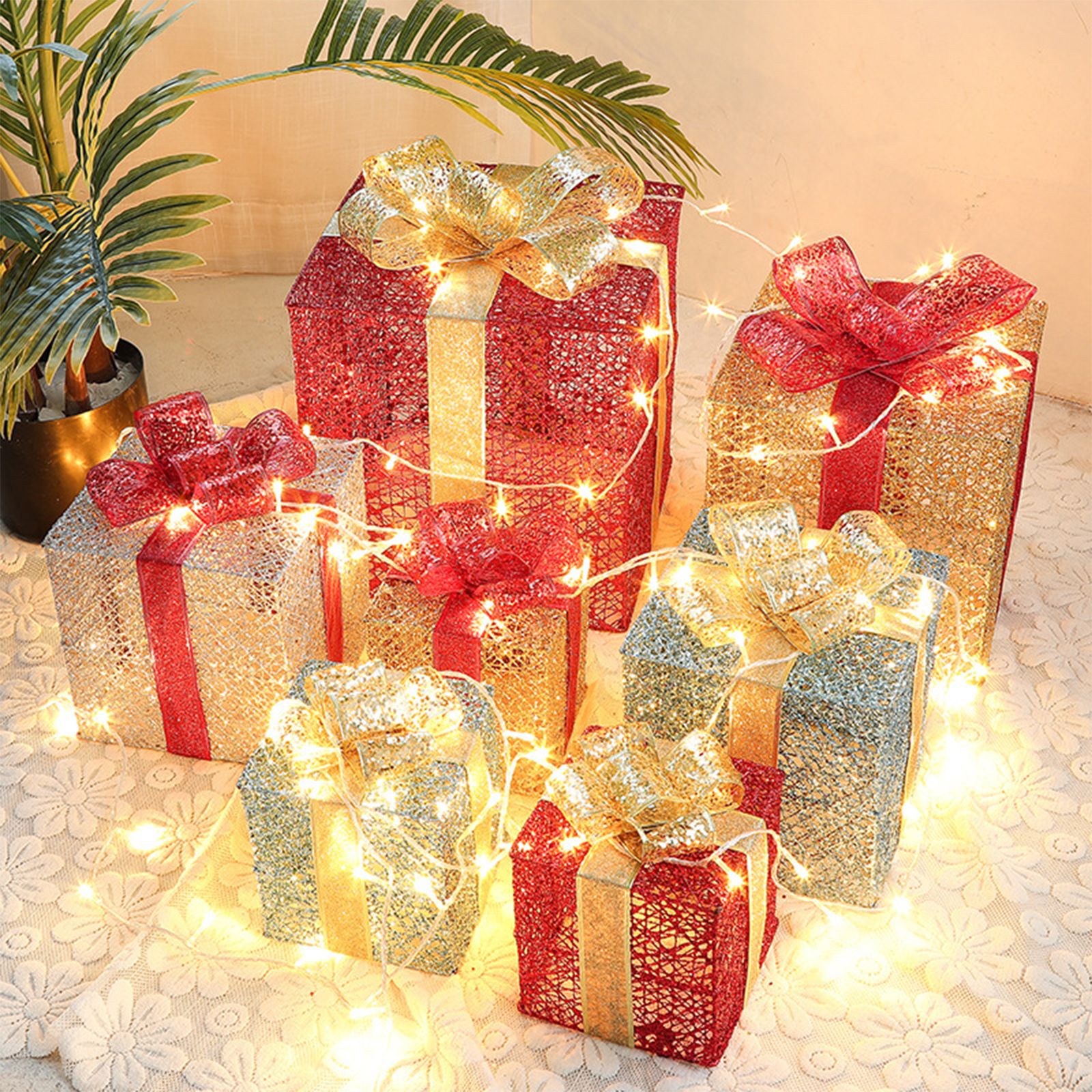 Christmas Gift Boxes for Christmas Indoor Outdoor Decorations view 3