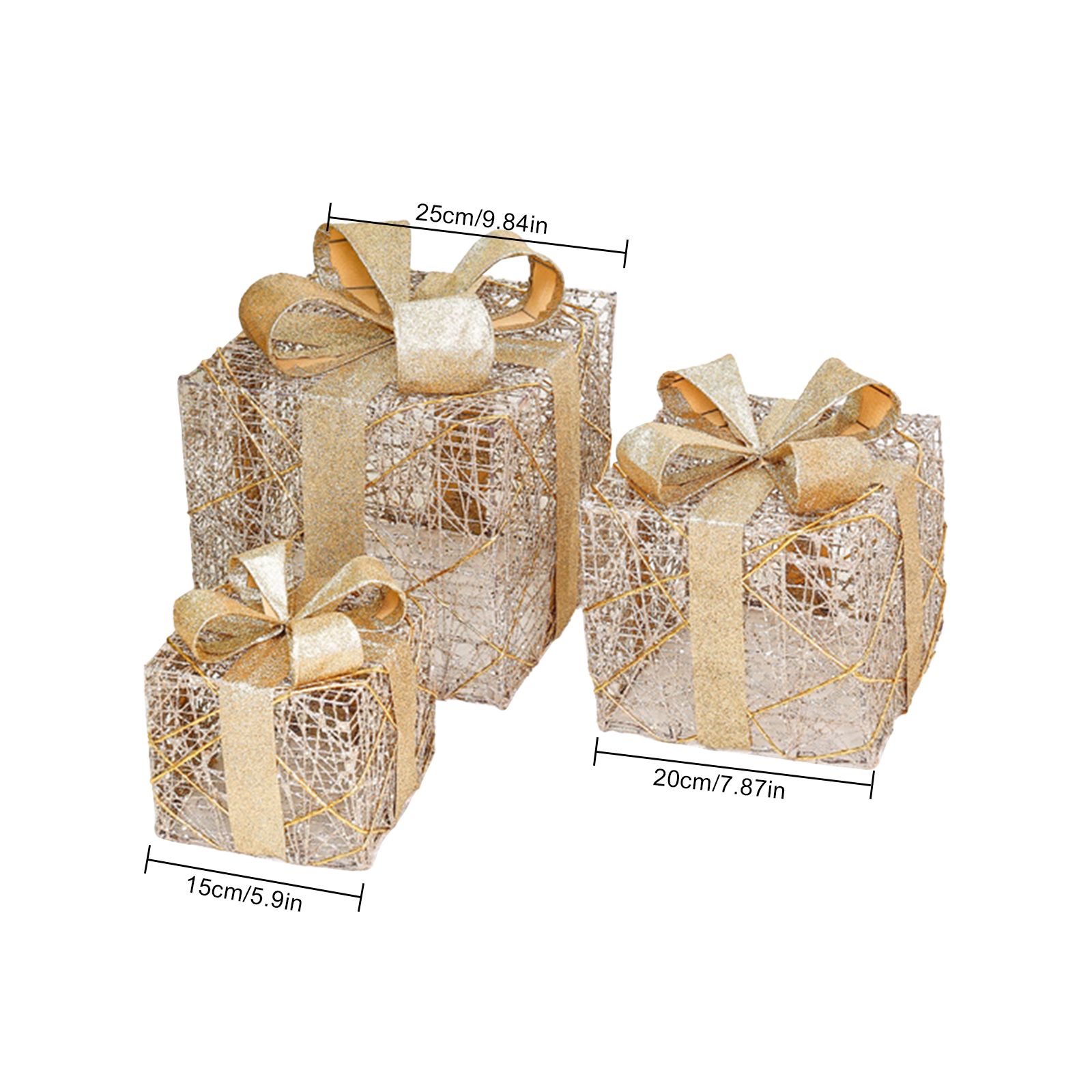 Christmas Gift Boxes for Christmas Indoor Outdoor Decorations view 8