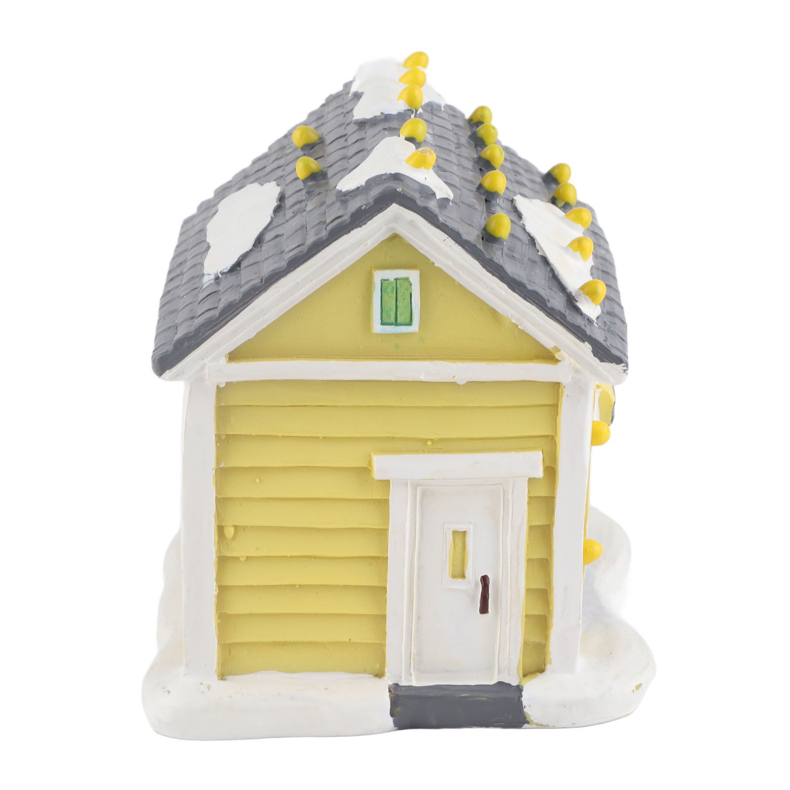 Christmas Village House LED Lighted Desk Building Resin House Statue Ornaments view 5