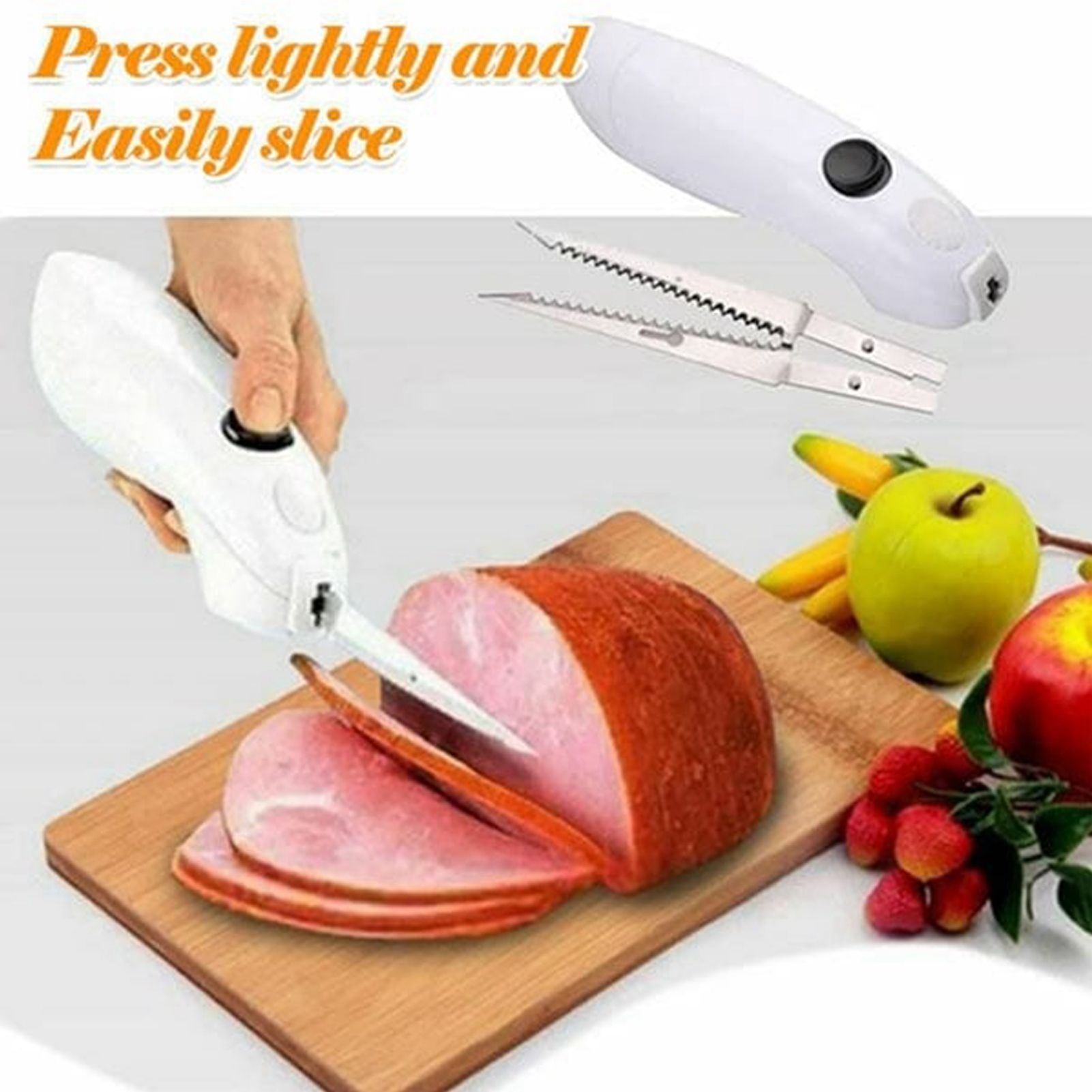 Meat Fruit Vegetable Electric Cordless Knife Kitchen Tool view 14