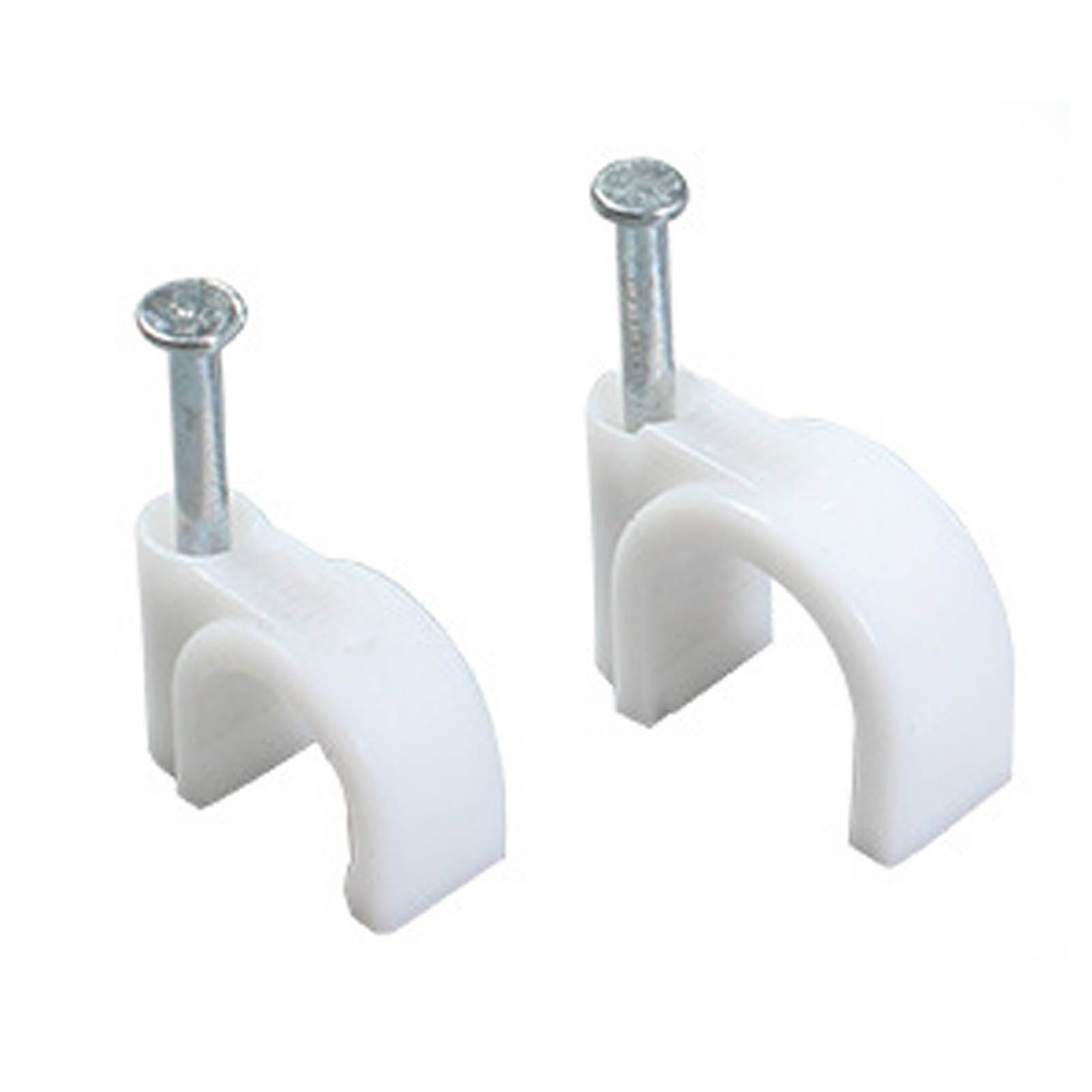 100 PCS 5mm Steel Nail Line Clip Round Cable Fixing Clips for Wall Mounted view 8