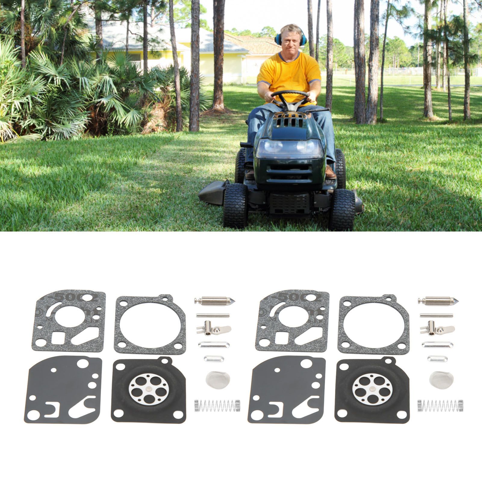 2 Sets Carburetor Gasket Kit for Srm2305 2015 2100 GT2000 GT2150 1600 2000 view 11