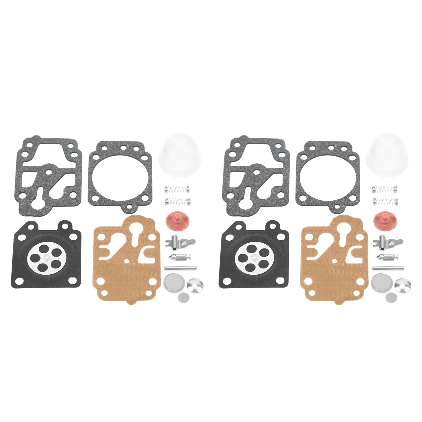 2 Sets Carburetor Diaphragm and Gasket Paper Iron Rubber Carburetor Repair Kit view 5
