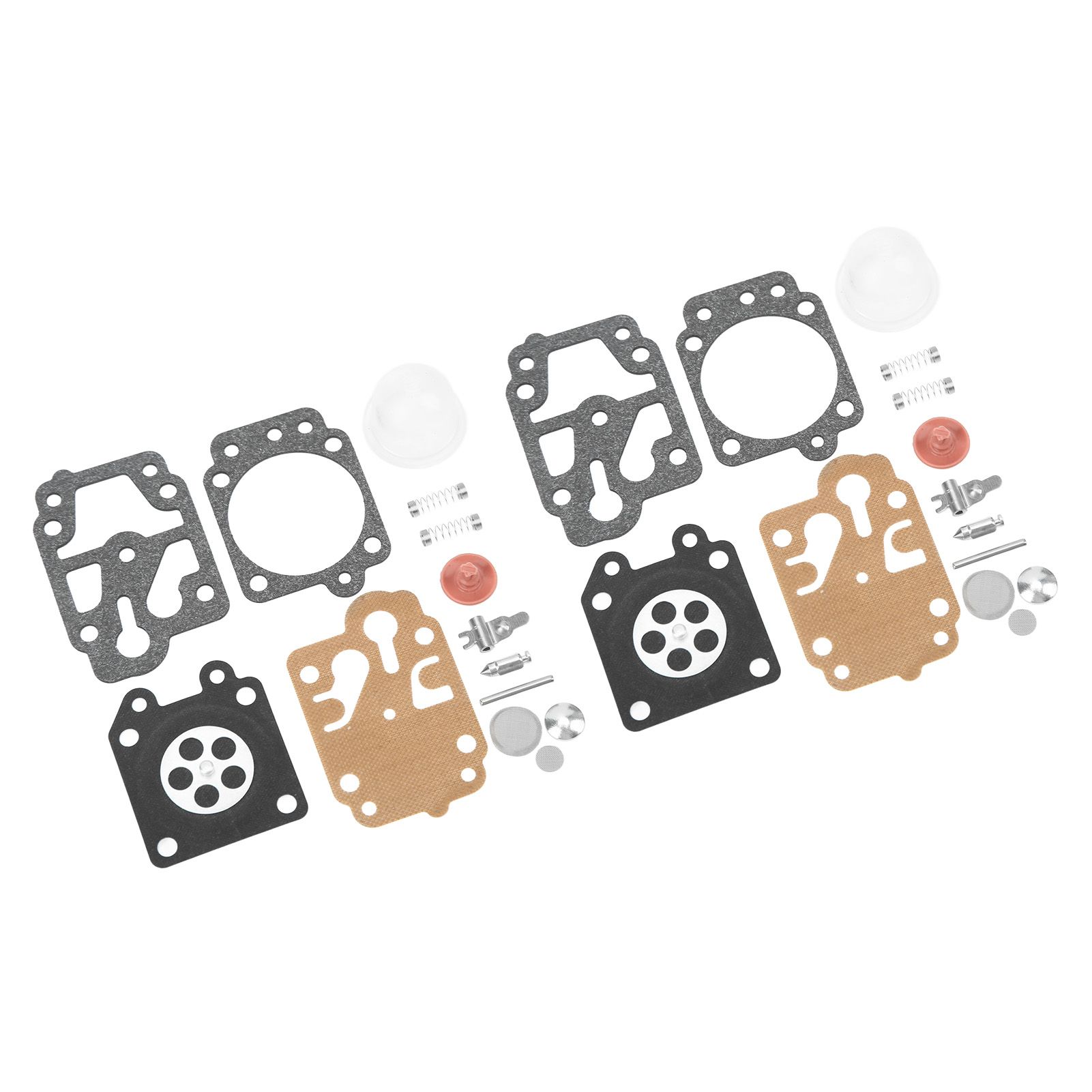 2 Sets Carburetor Diaphragm and Gasket Paper Iron Rubber Carburetor Repair Kit view 6