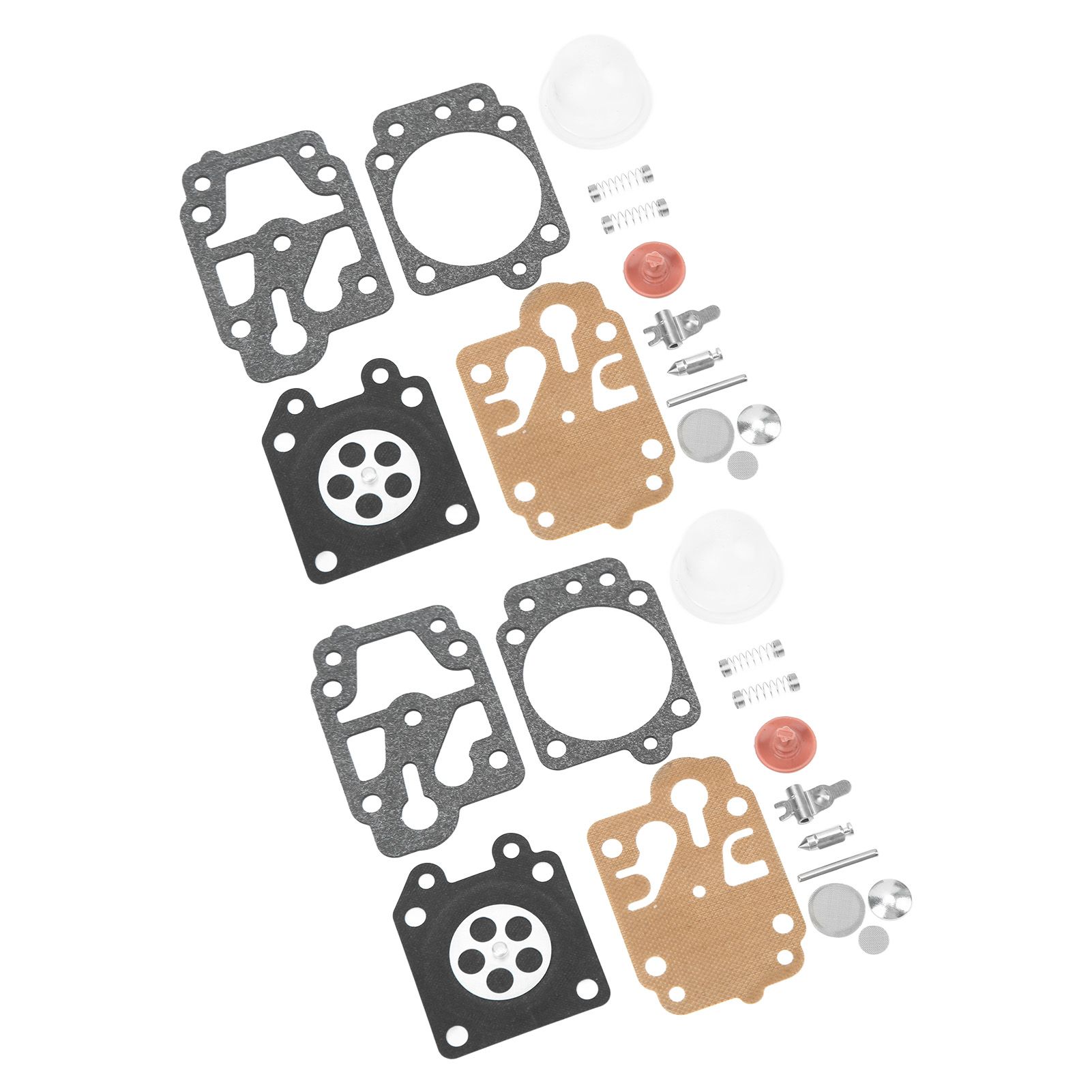 2 Sets Carburetor Diaphragm and Gasket Paper Iron Rubber Carburetor Repair Kit view 7