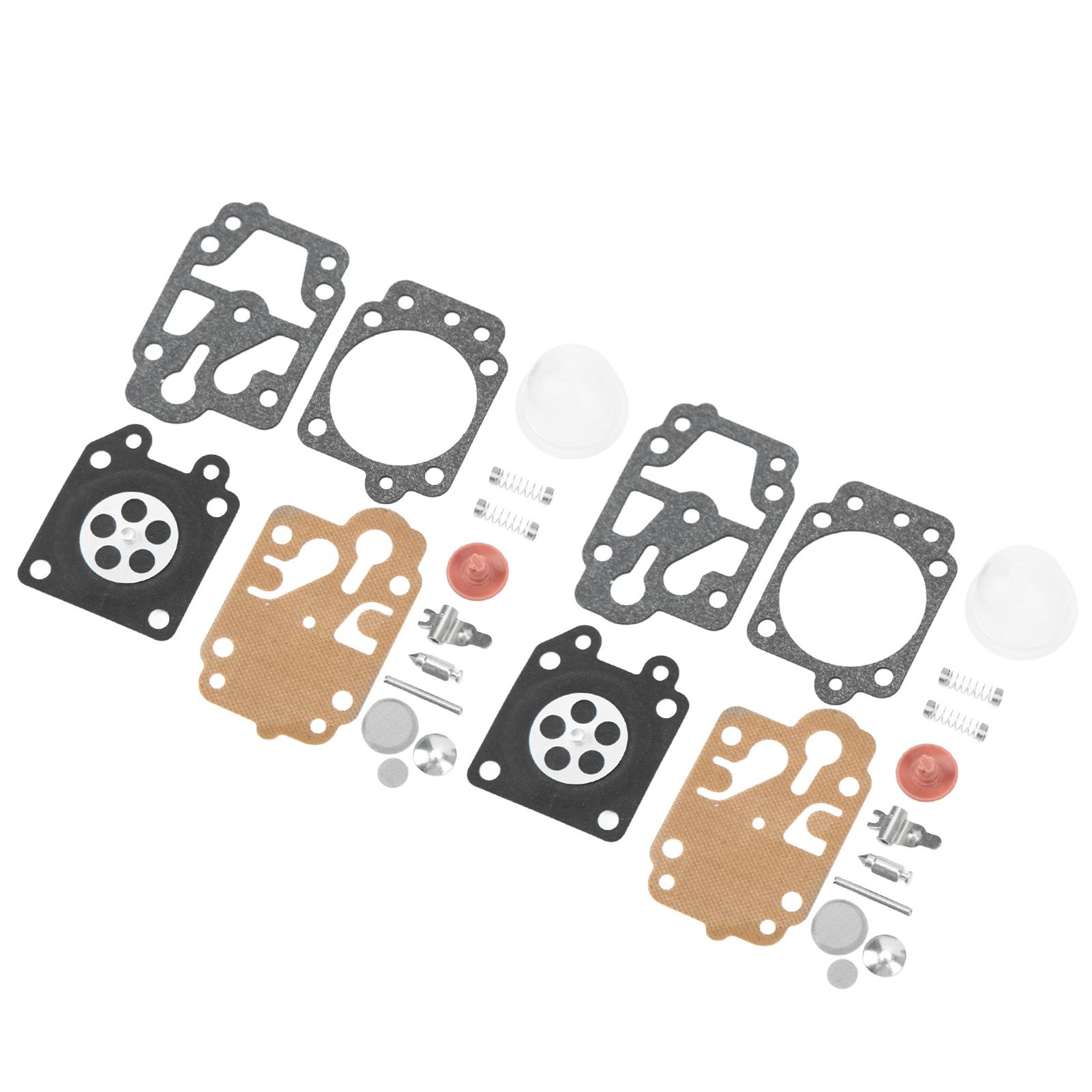 2 Sets Carburetor Diaphragm and Gasket Paper Iron Rubber Carburetor Repair Kit view 8