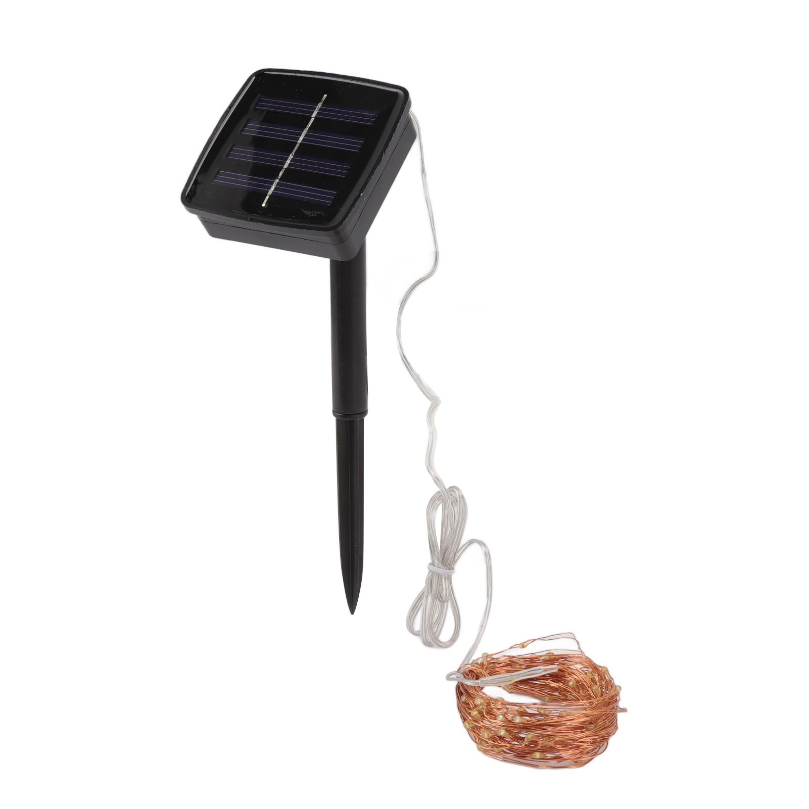 LED Solar String Lights IP44 Waterproof Heatproof Solar Powered Copper Wire view 3